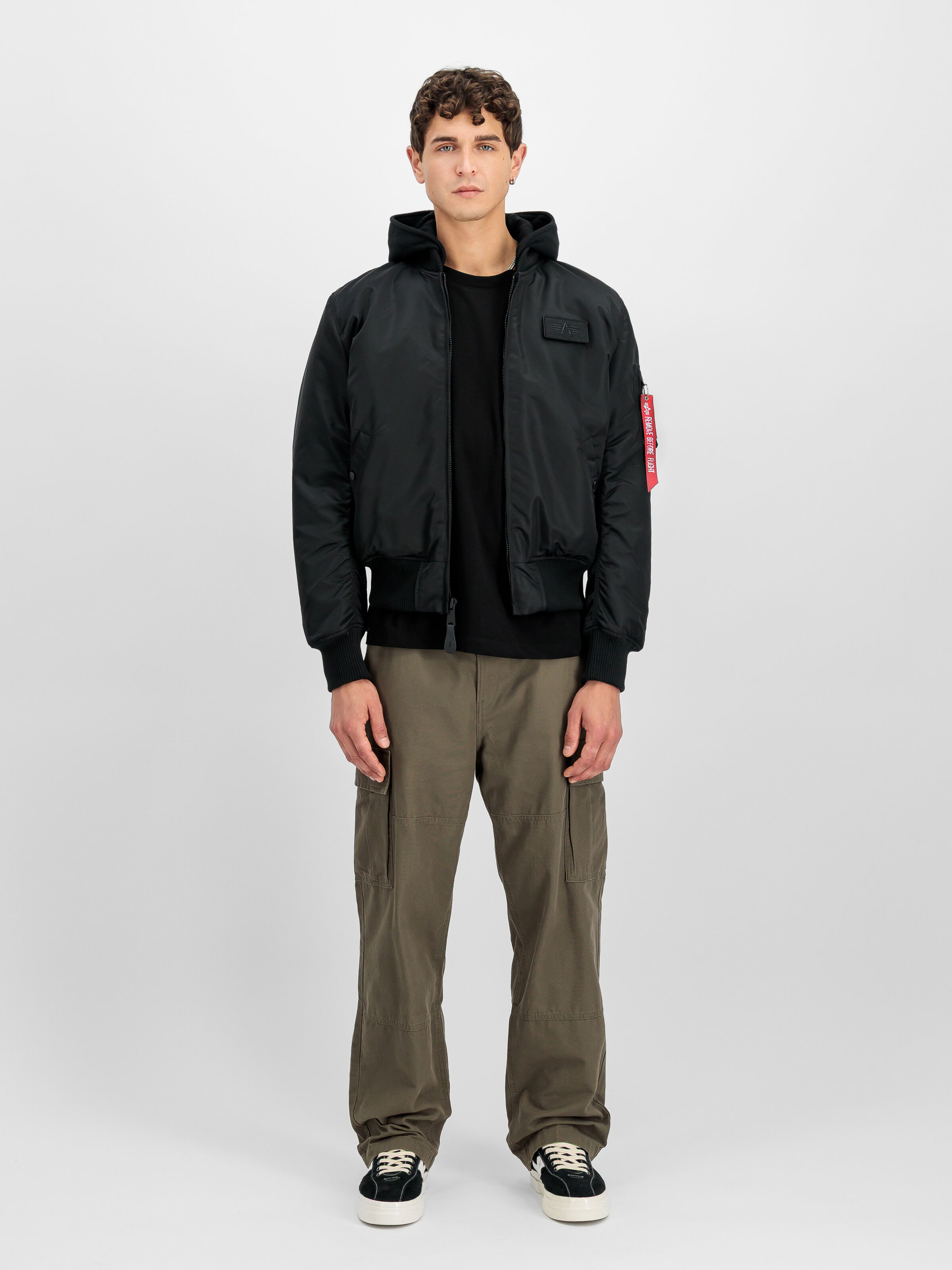 MA-1 Zip Hood Backprint Bomber Jacket black/reflective 128113_285_2_model_00001_190011