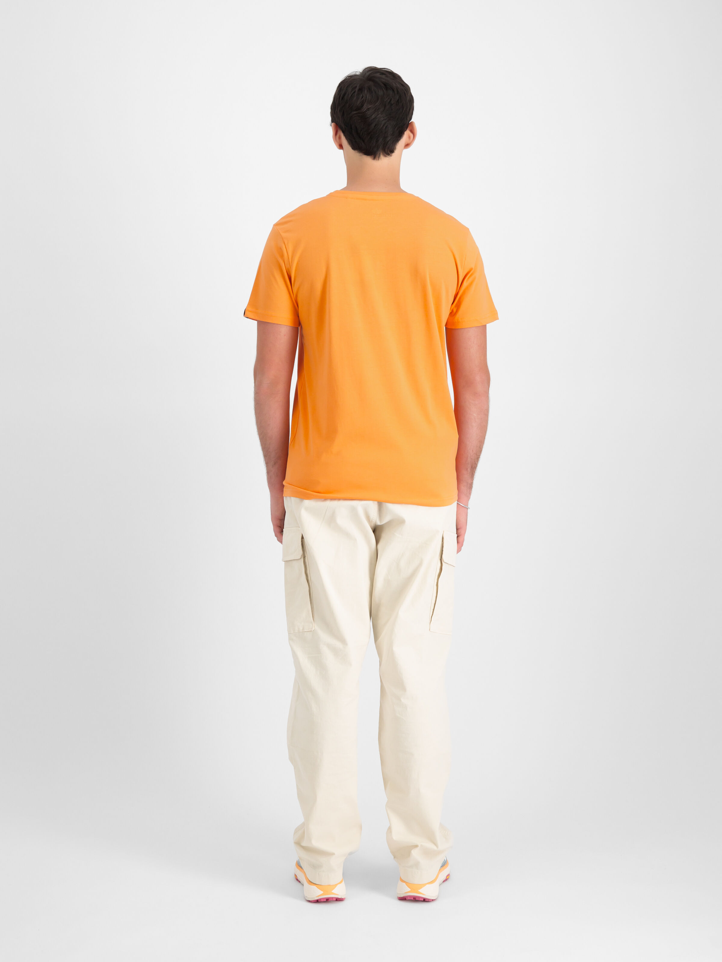 Alpha Puff Print T-Shirt tangerine 146509_710_2_model_00002_129961