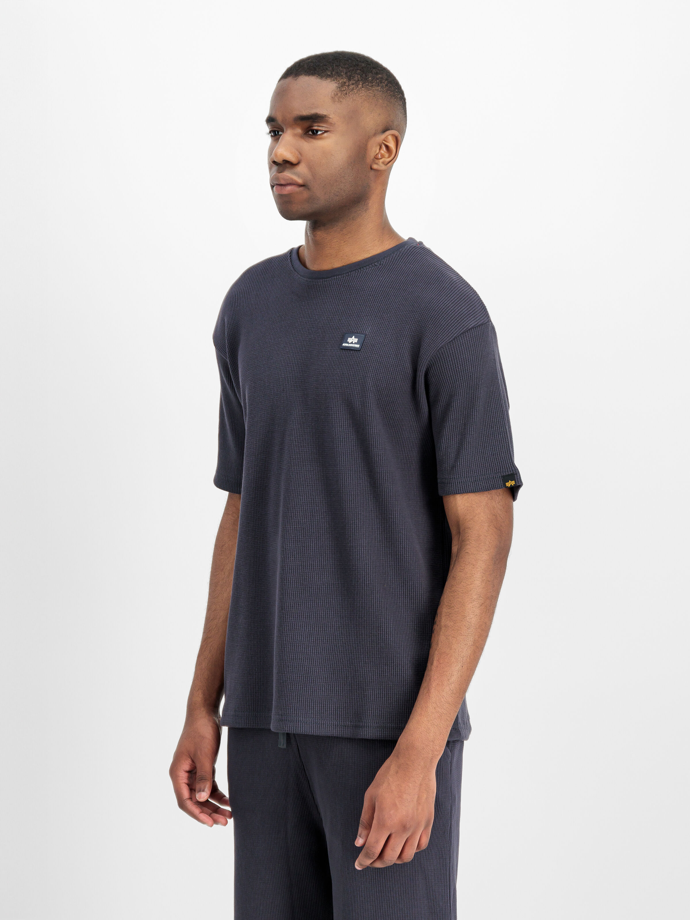 Waffle Small Logo T-Shirt ultra navy 266524_697_2_model_00002_226102