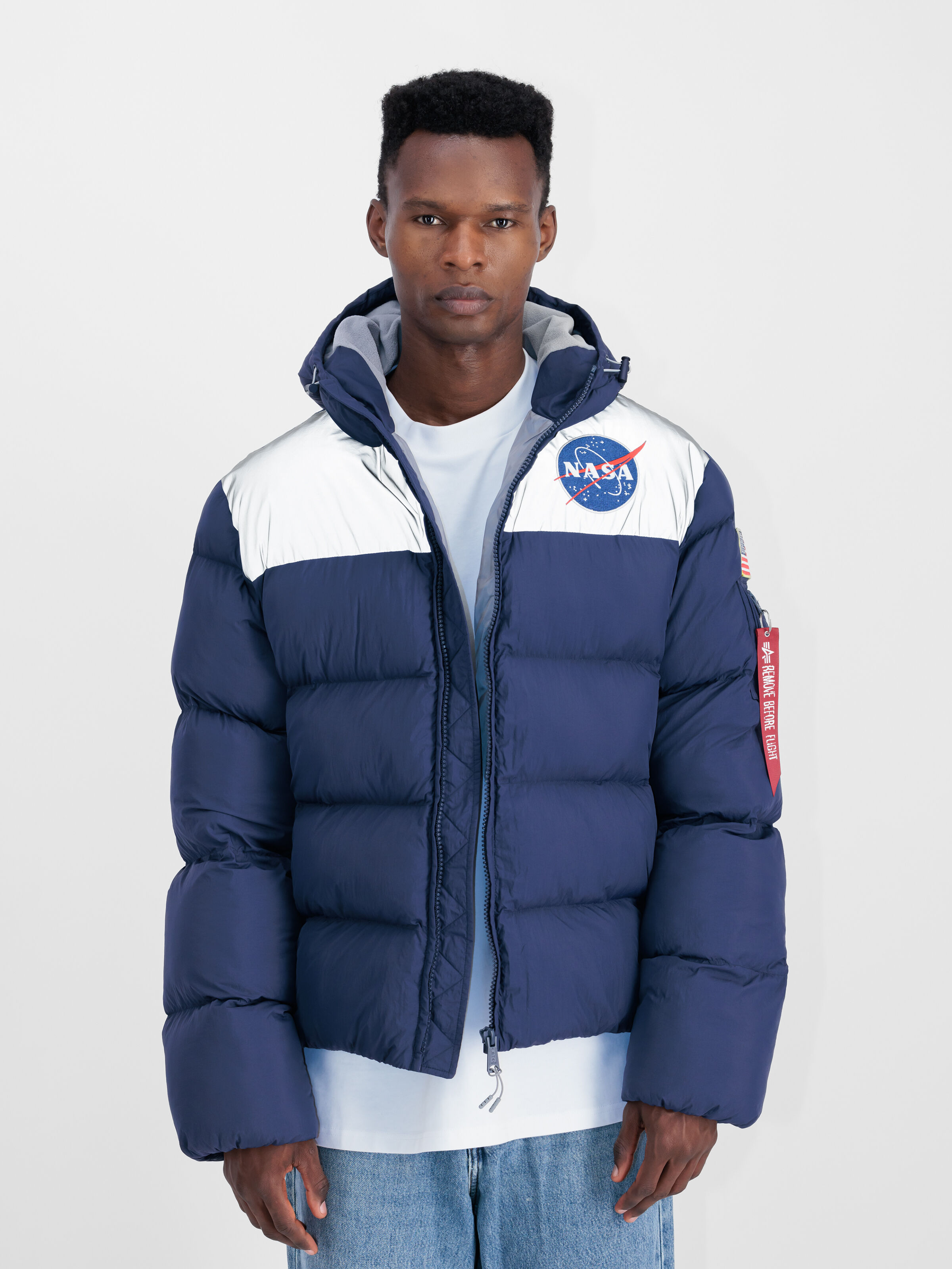 NASA Holographic Print Winter Jacket ultra navy 148135_697_3_detail_00001_128524