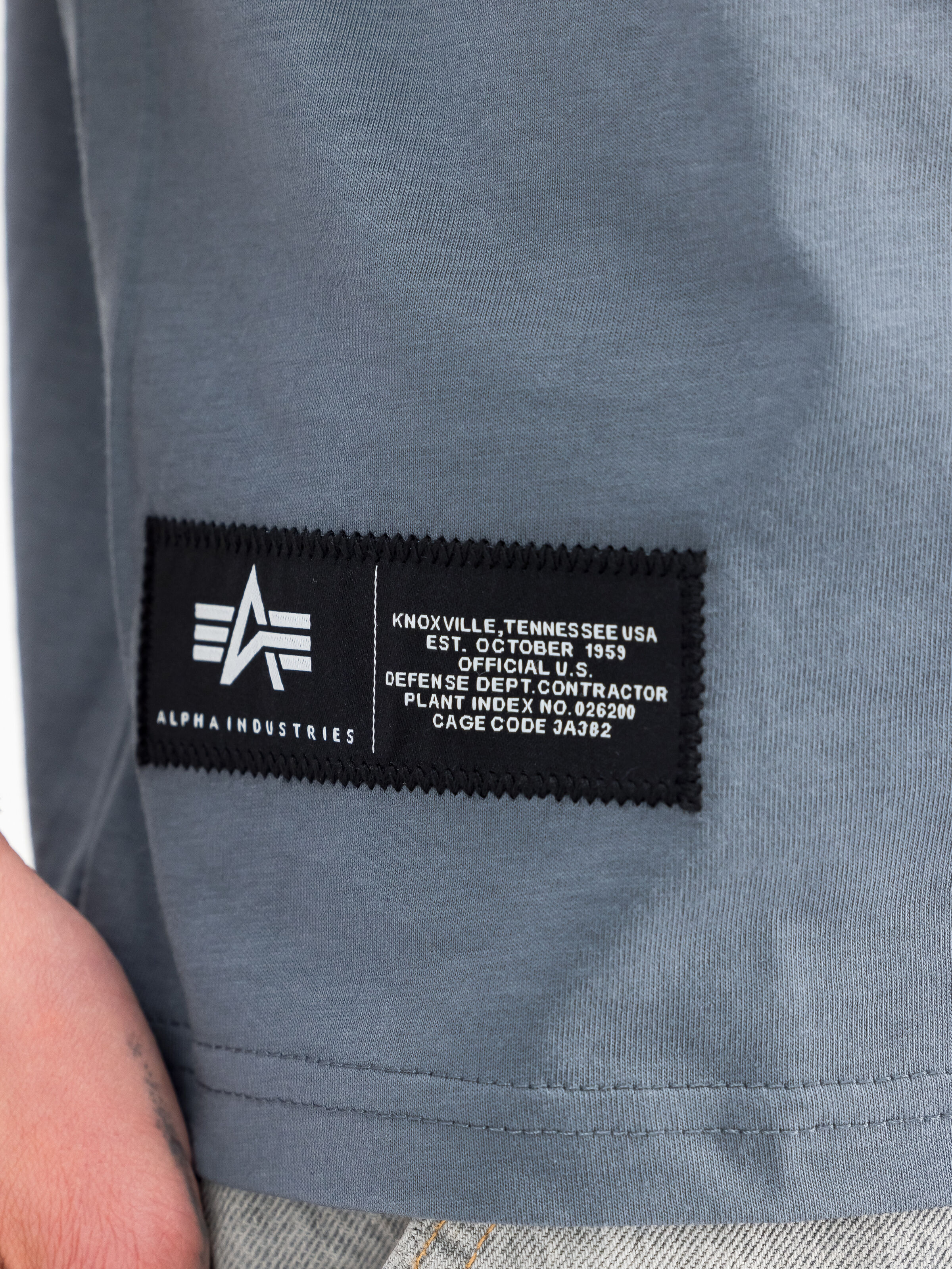 Label Backprint T-Shirt denim blue 258505_439_3_detail_00002_173875