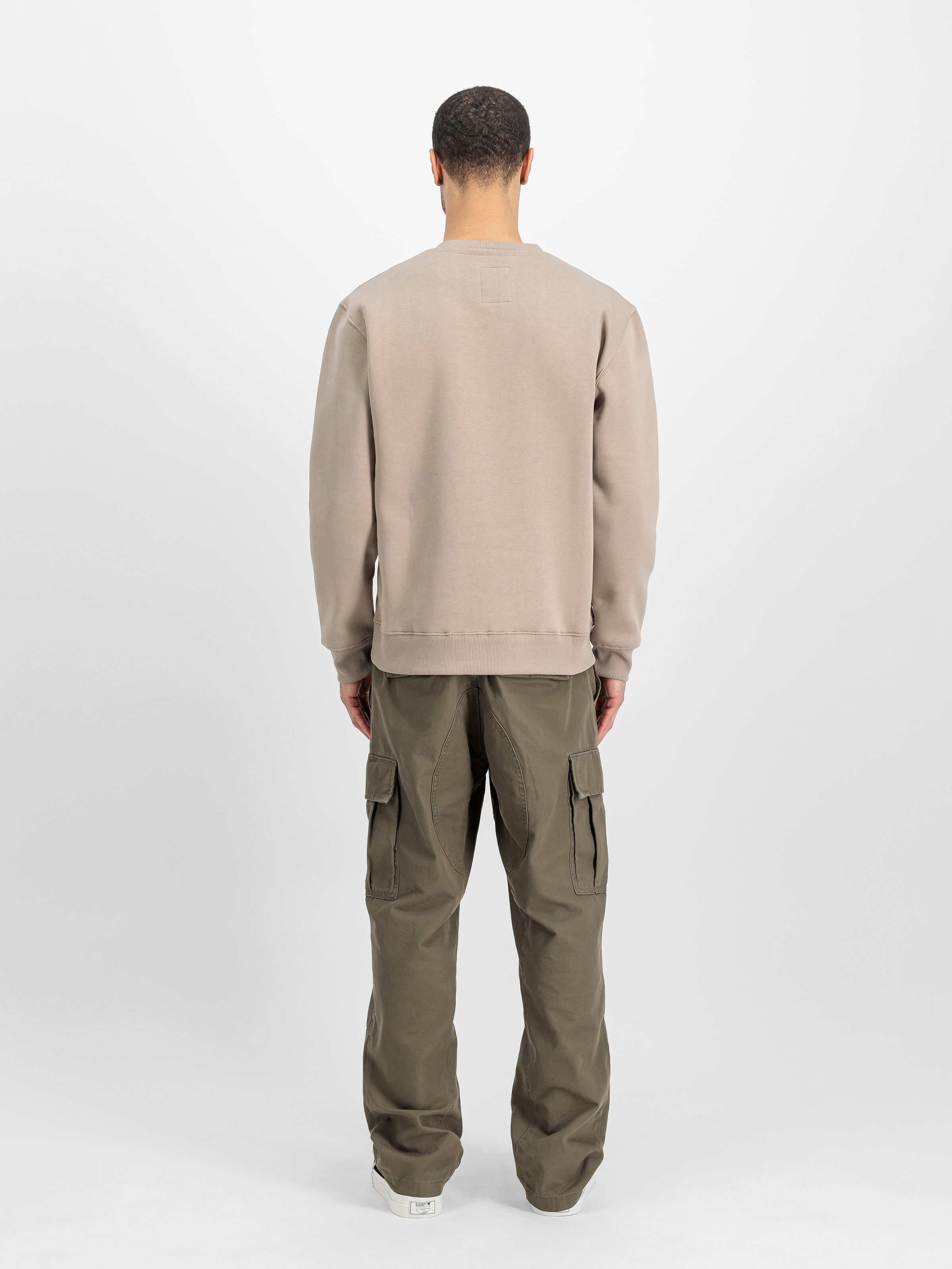 Basic Small Logo Sweatshirt vintage sand 188307_679_2_model_00002_125474