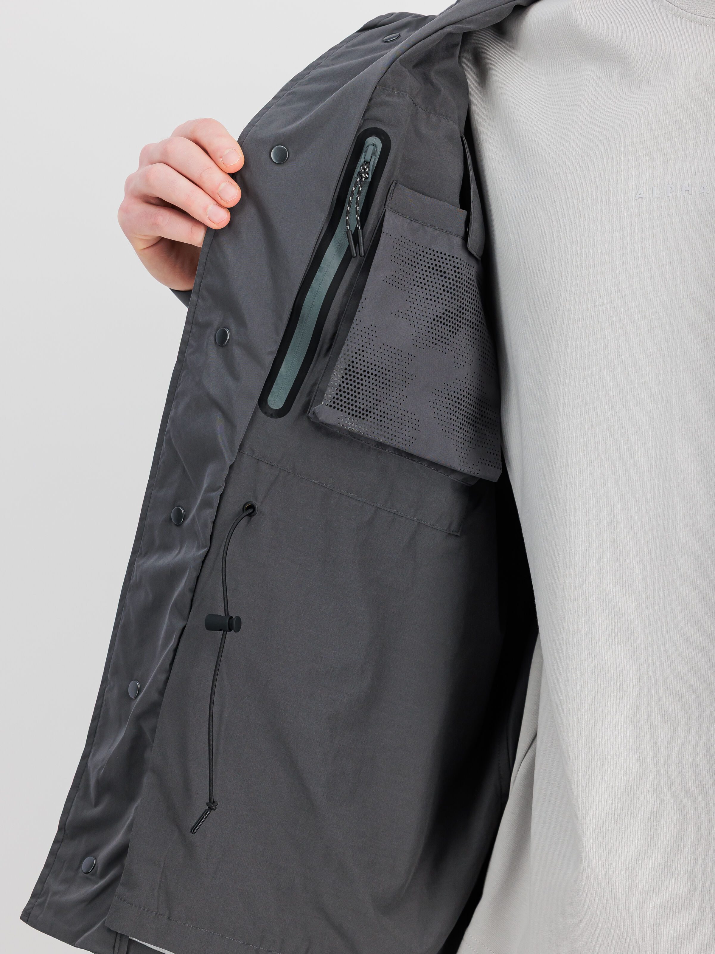 M-65 Laser Cut Light Field Coat charcoal 756119_747_3_detail_00001_155235