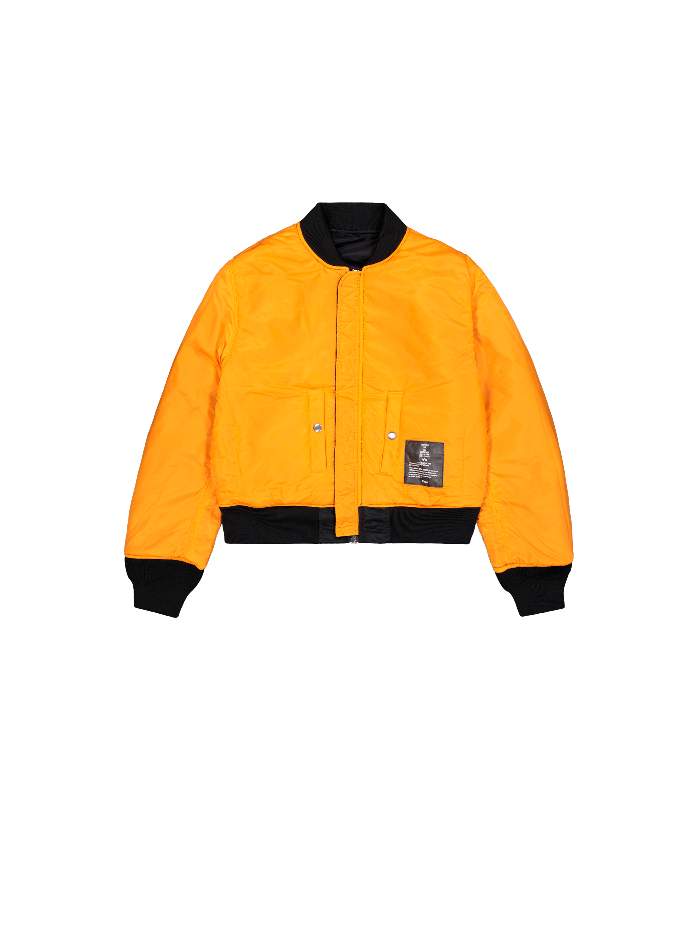 ALPHA X 032C Tight Cut Flight Bomber Jacket black 148012_03_1_flatlay_00003_117359
