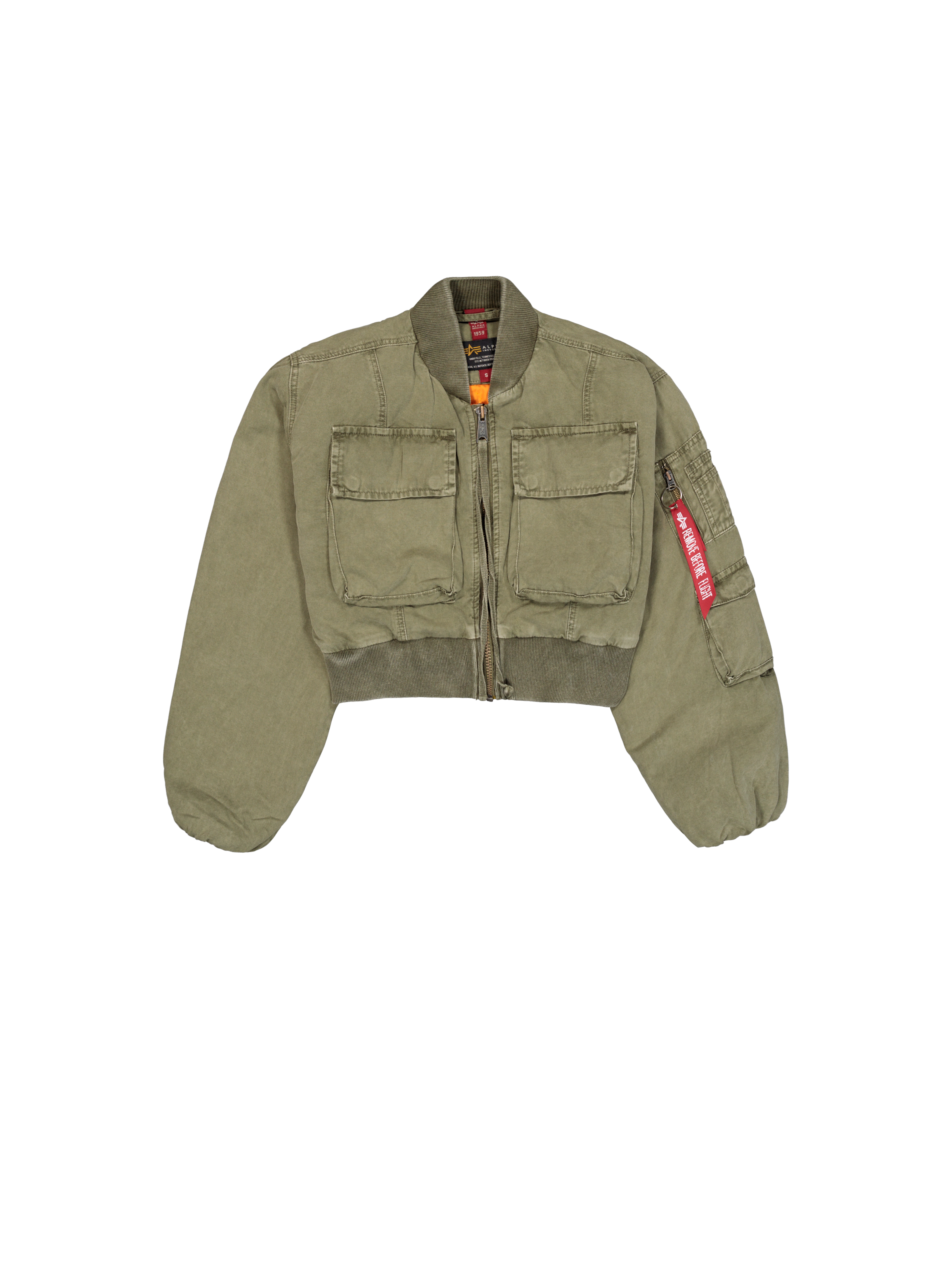 Multipocket Flight Jacket Women olive