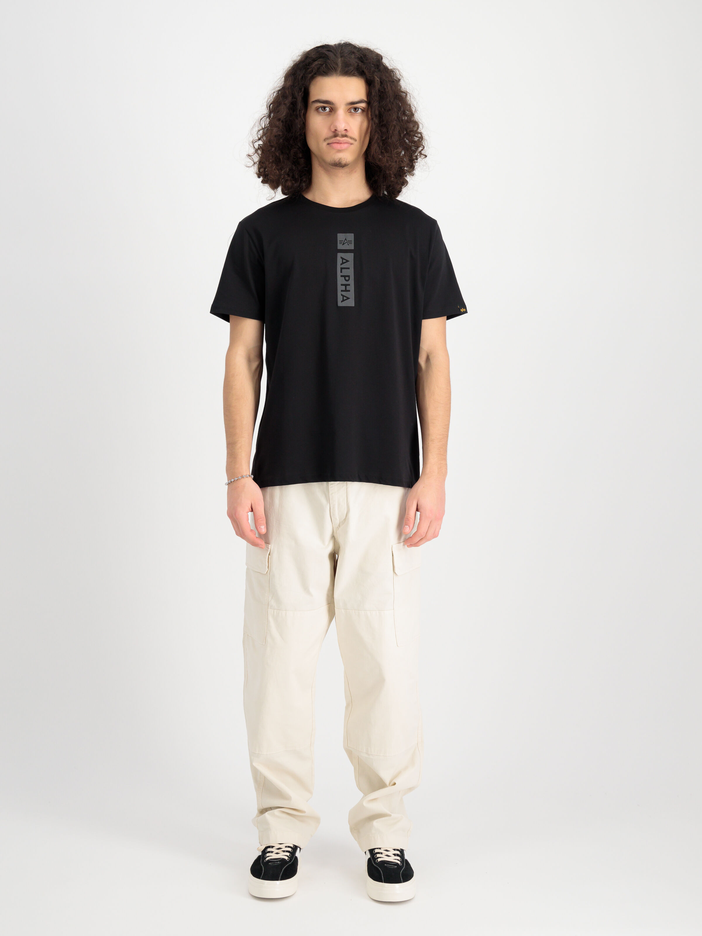 Alpha Puff Print T-Shirt black 146509_03_2_model_00001_118693