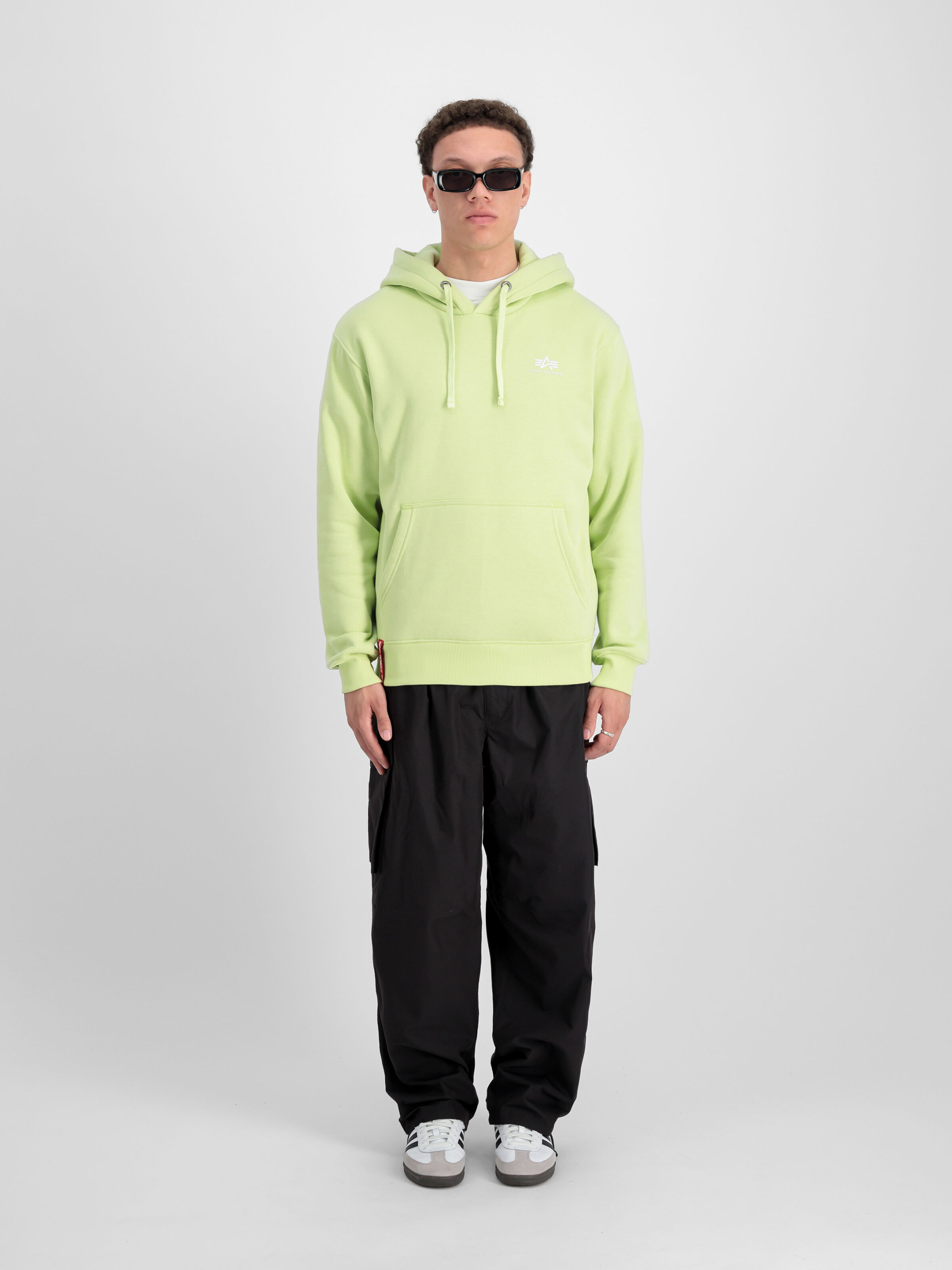 Basic Small Logo Hoodie Arctic Lime 196318_722_2_model_00001_96941
