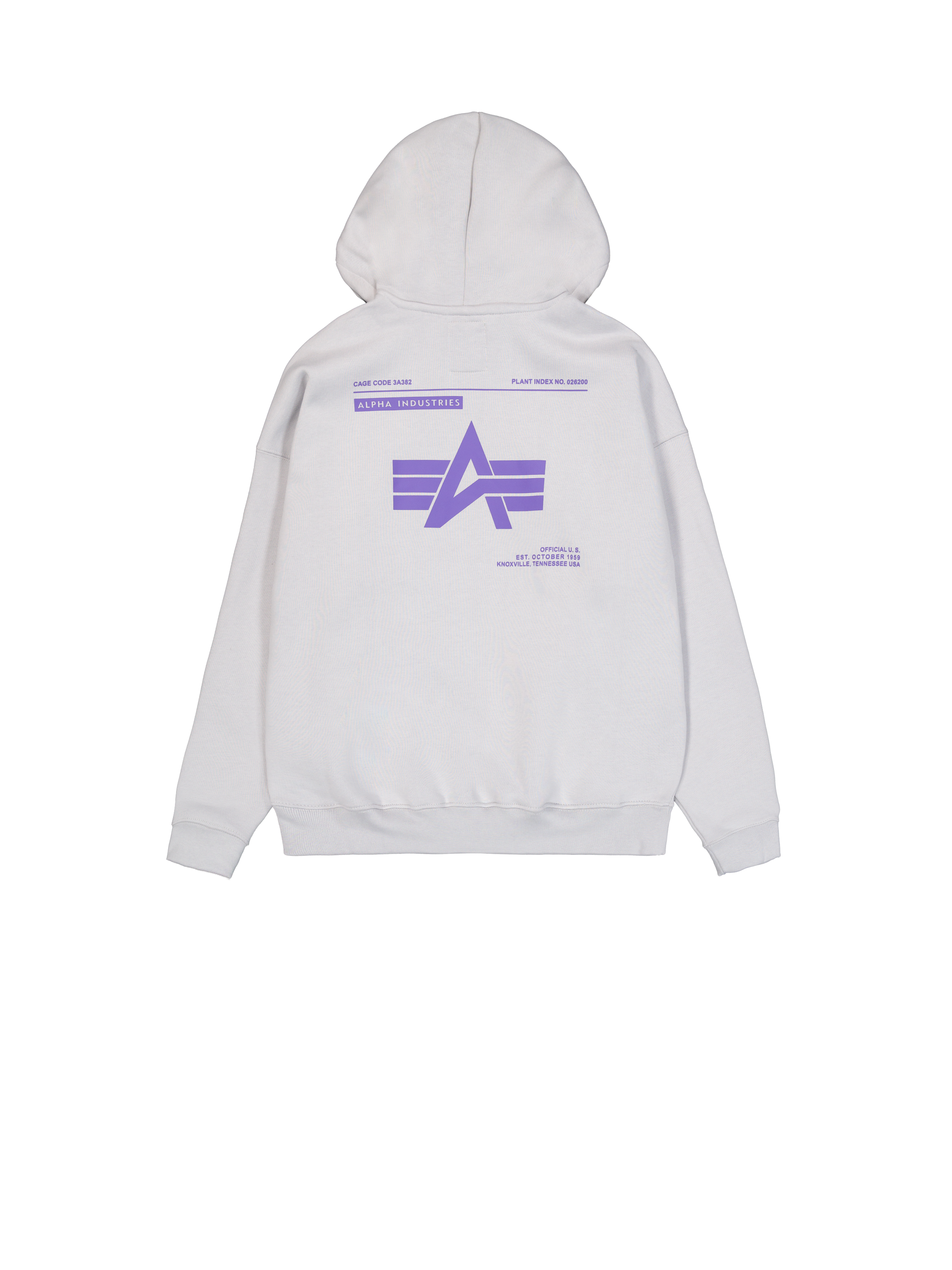 Logo Backprint Hoodie  pastel grey 146336_666_1_flatlay_00002_99611