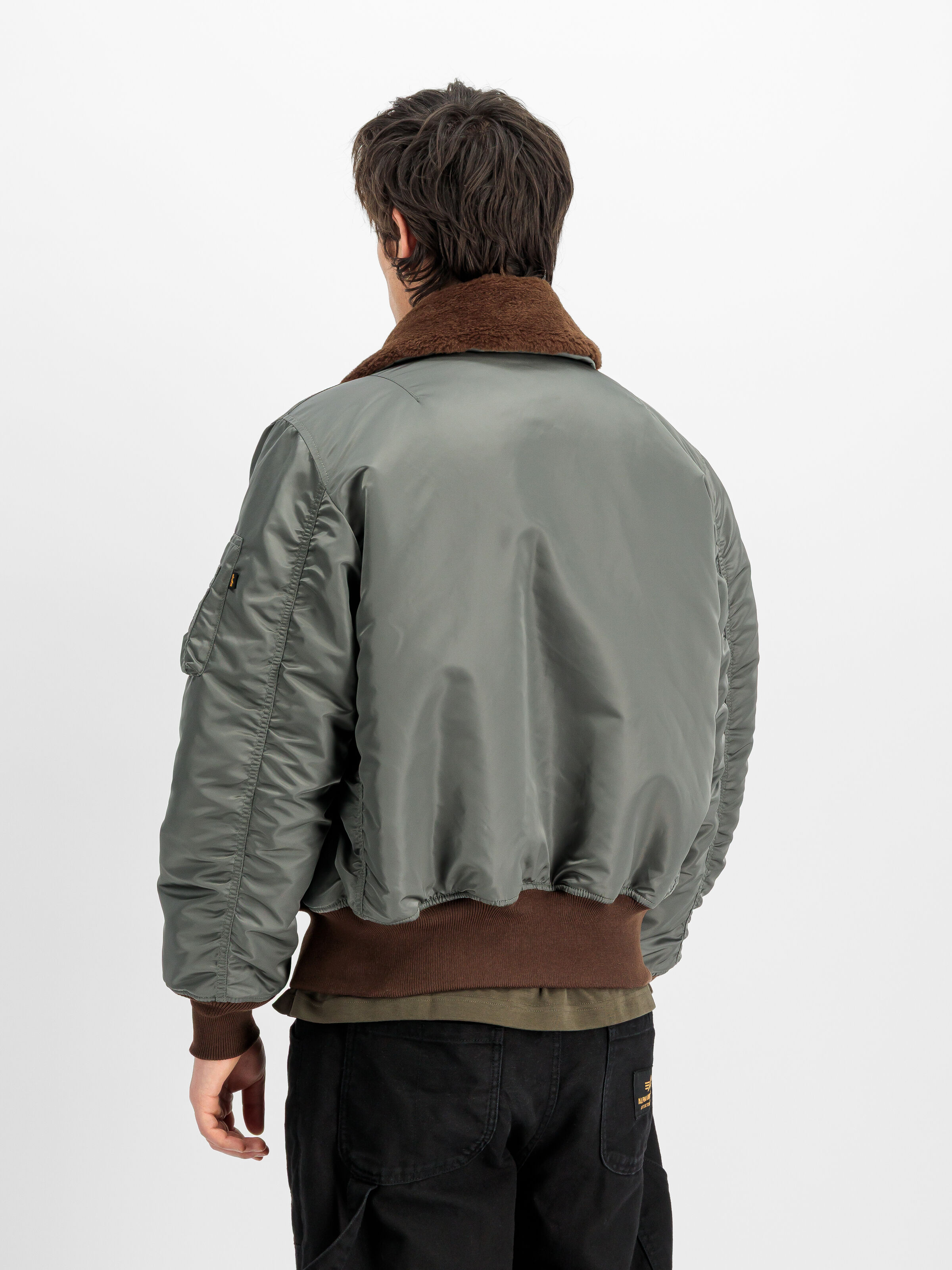 B-15 Intermediate Bomber Jacket vintage green 268161_432_2_model_00003_232346