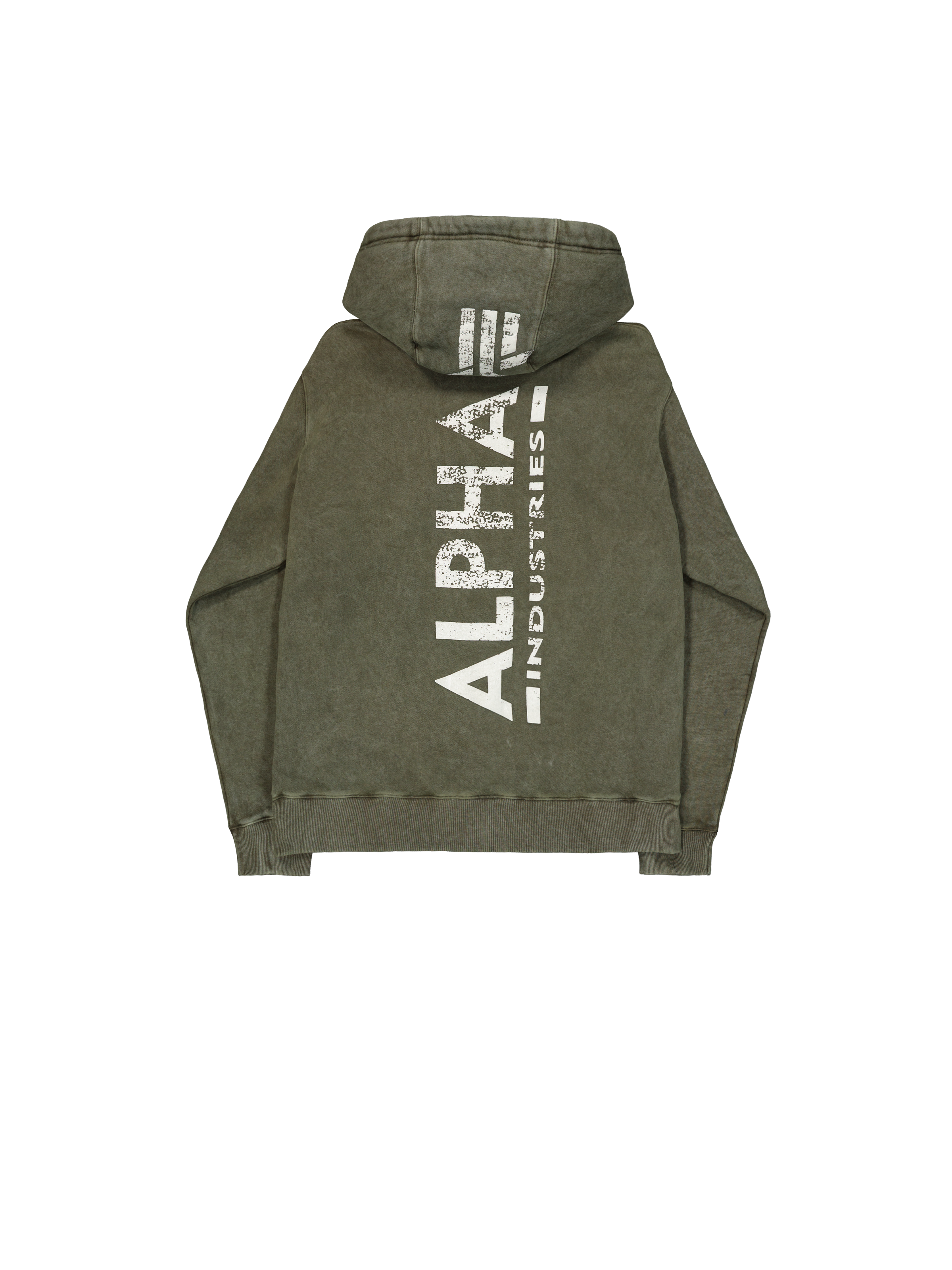 Backprint Vintage Hoodie dark olive 178318V_142_1_flatlay_00002_205803