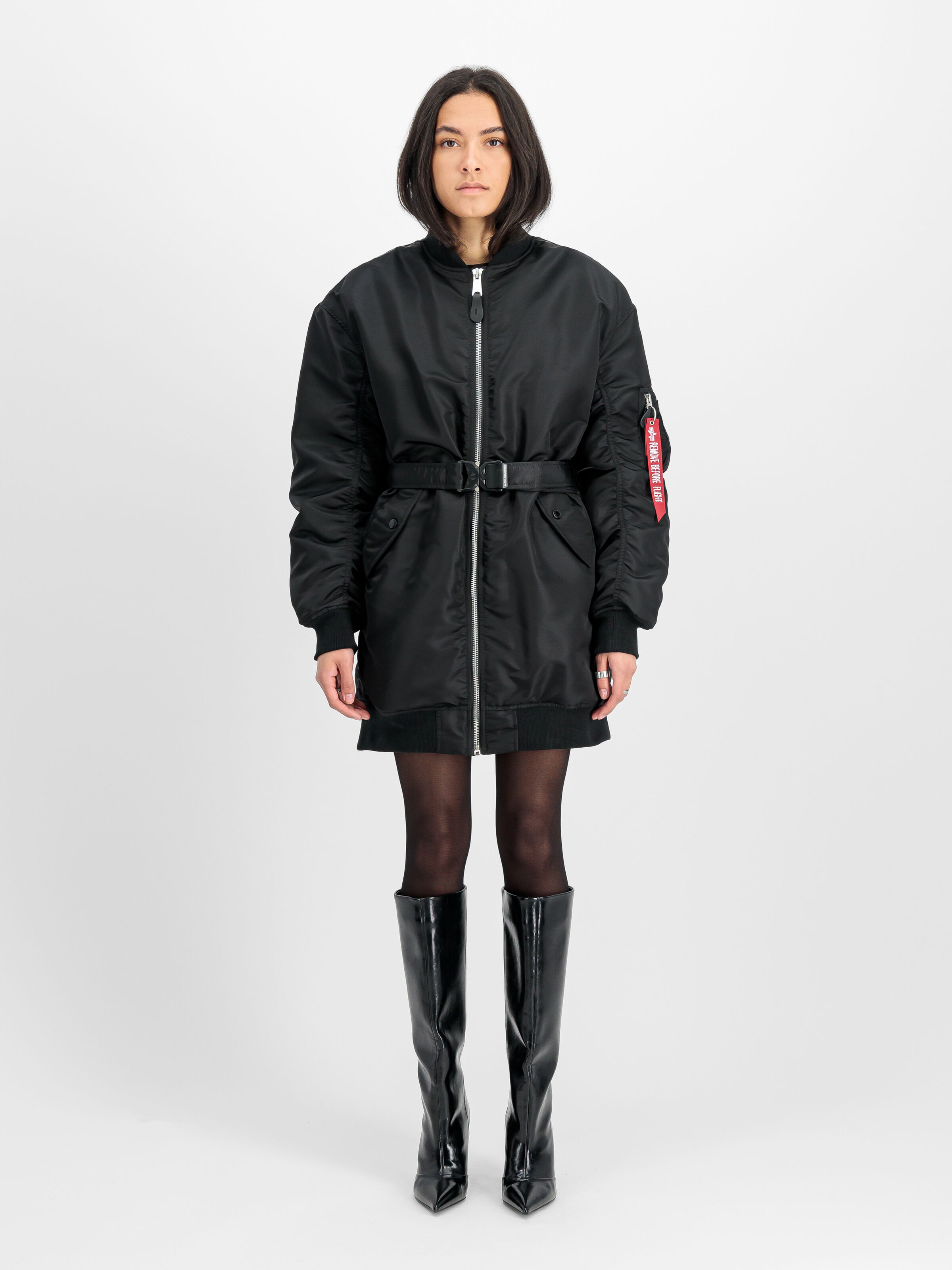 MA-1 Coat Bomber Jacket Women black 258011_03_2_model_00001_165230
