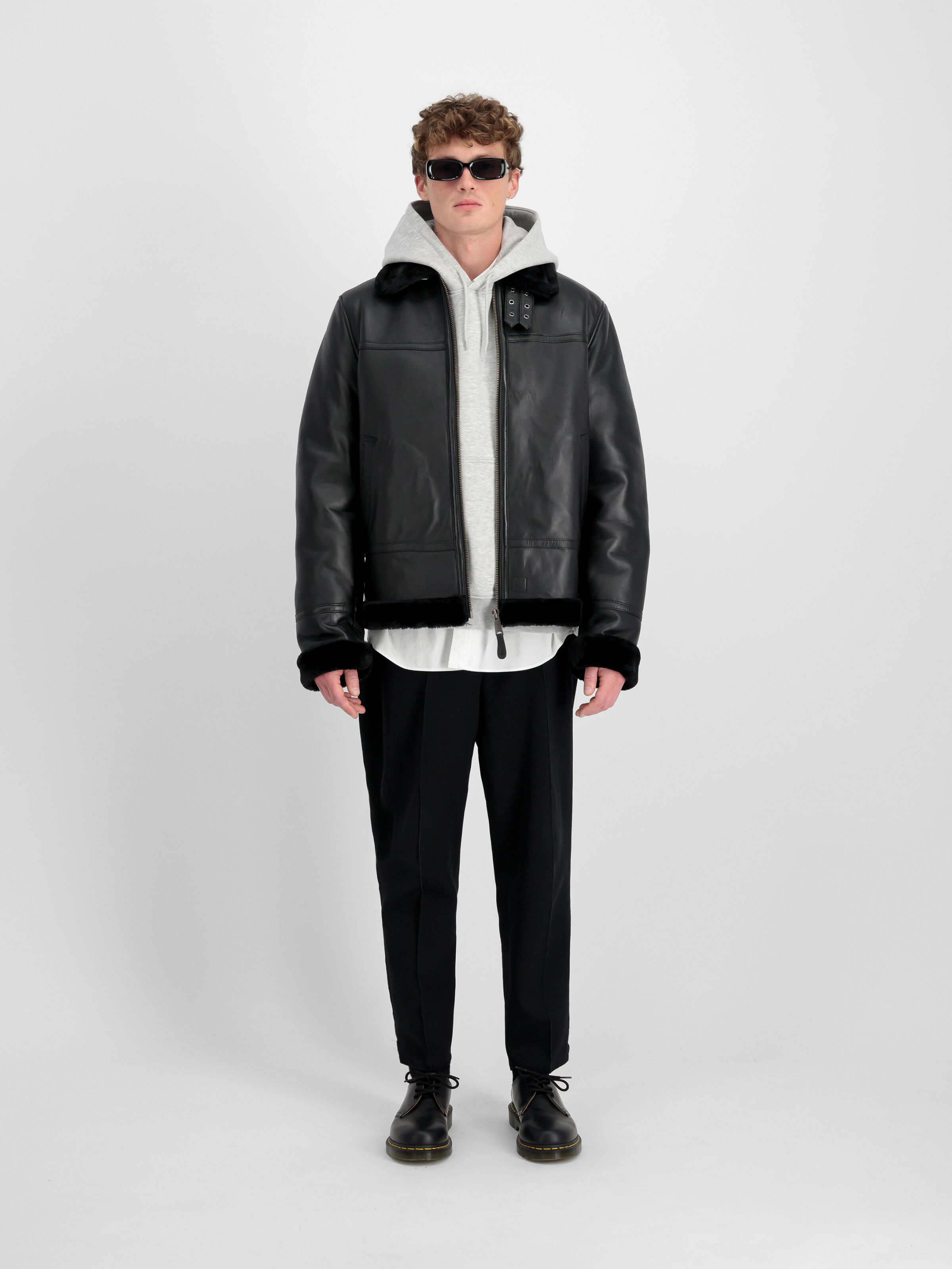 B-3 Leather Jacket black 148114_03_2_model_00001_99049