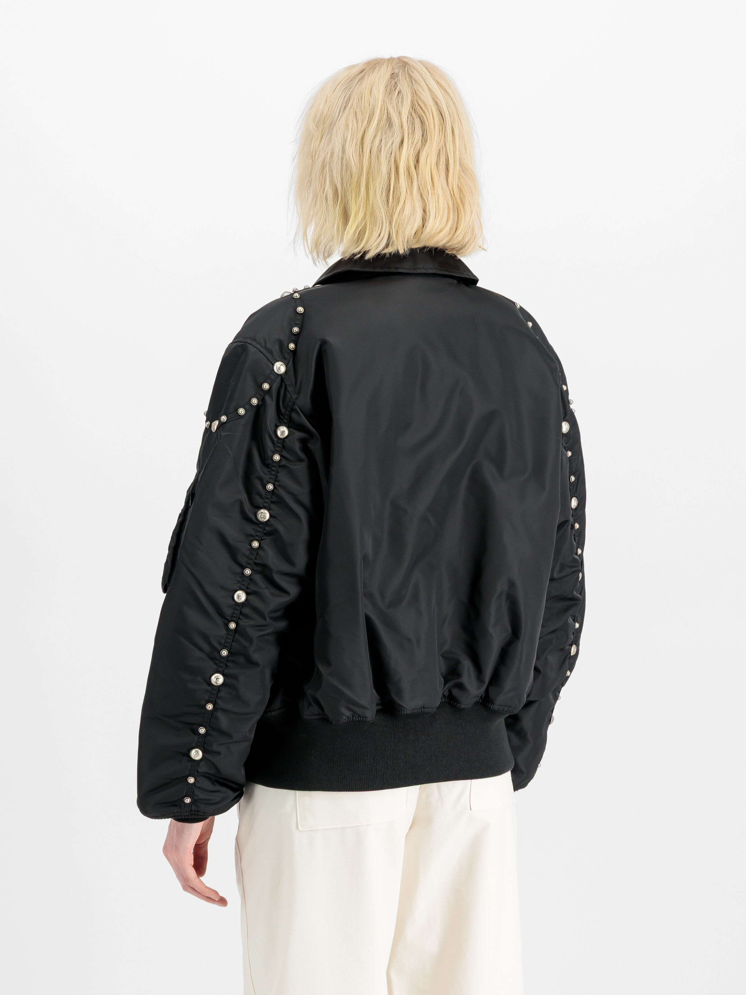 ALPHA x THUG CLUB CWU-45P RIVET Bomber Jacket black 258150_03_2_model_00004_209949