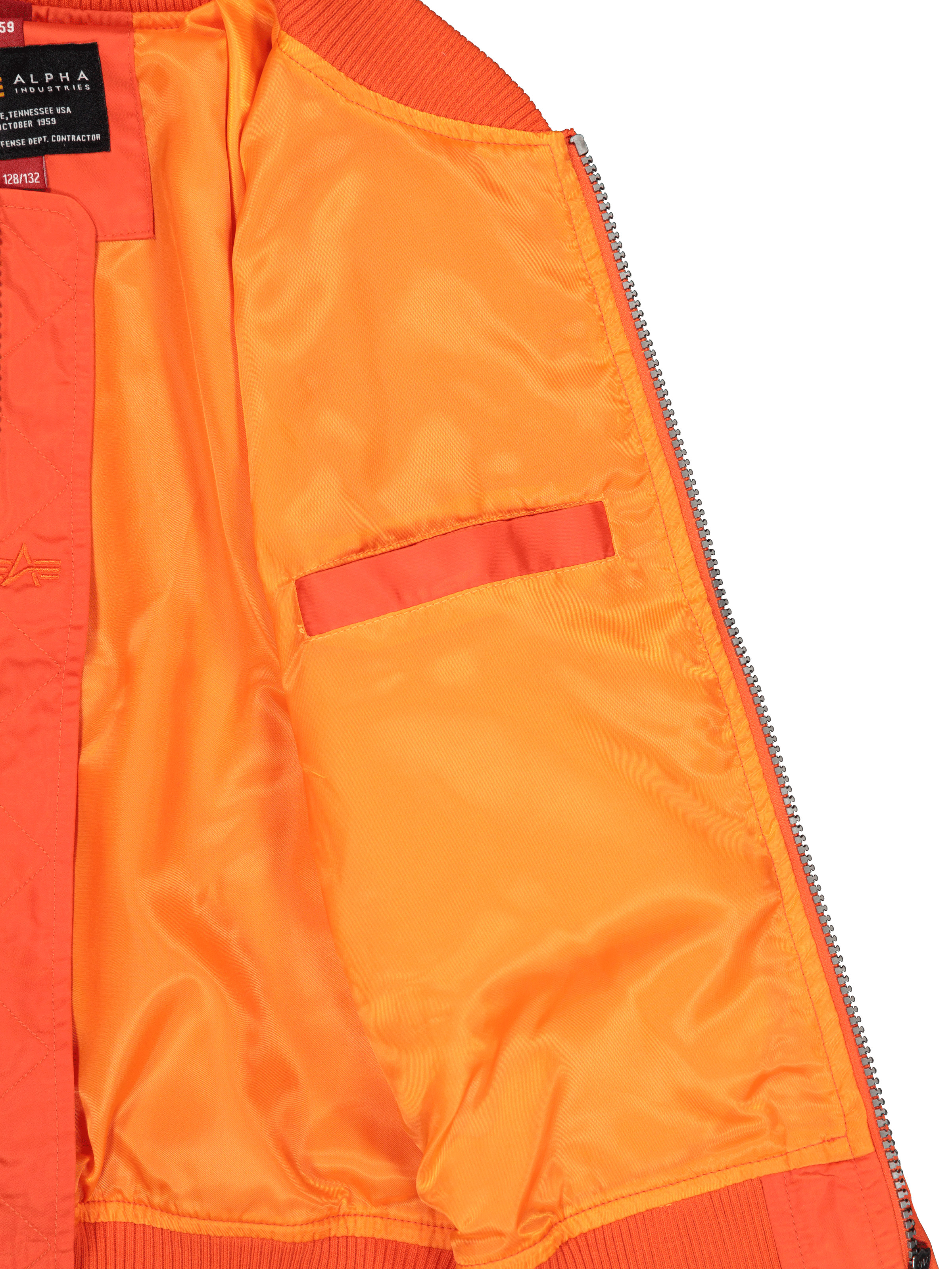 MA-1 TT Light Bomber Jacket Kids boost orange 156700_736_3_detail_00003_153625