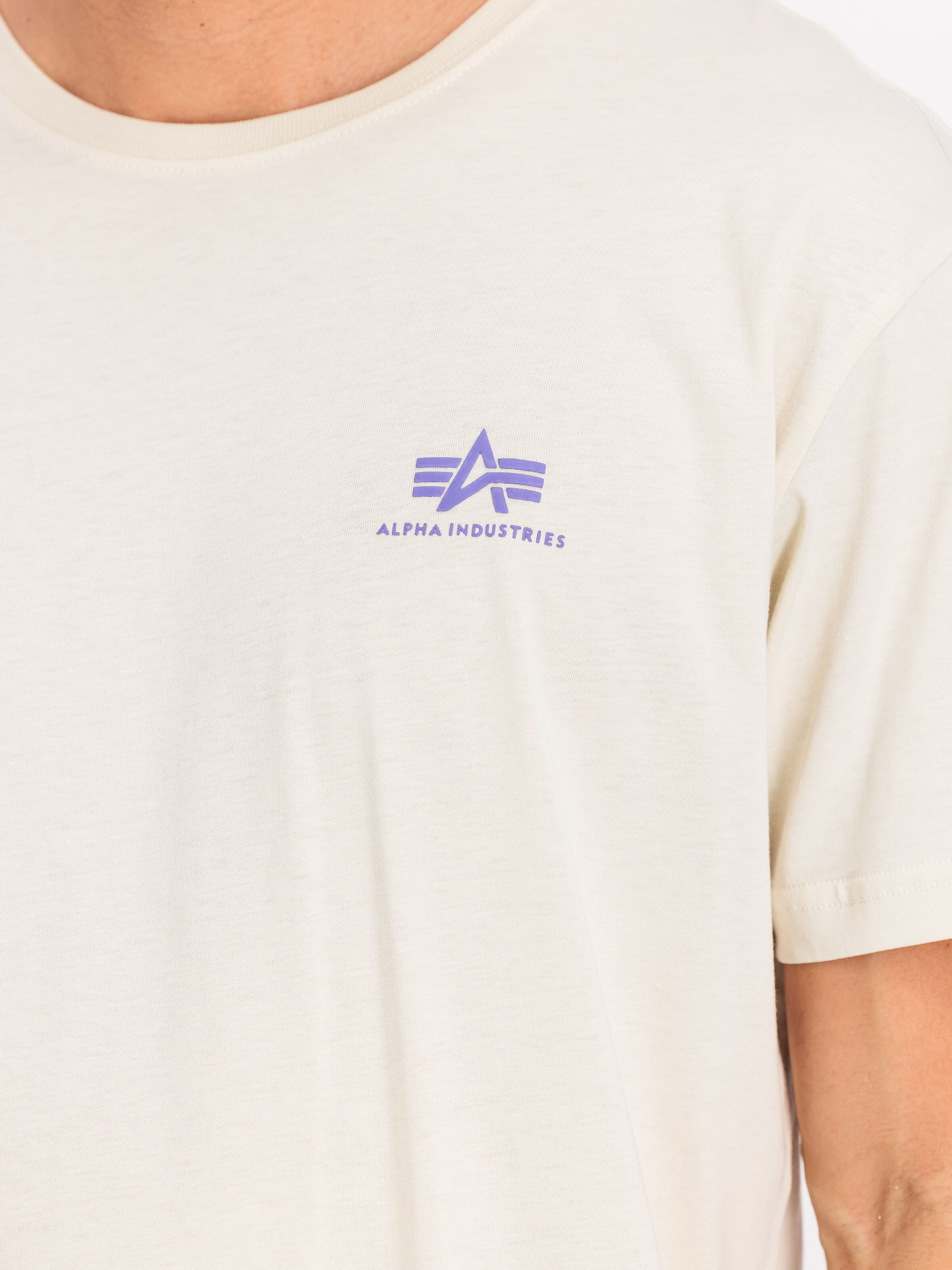 Basic Small Logo T-Shirt vintage white 188505_300_3_detail_00001_126398