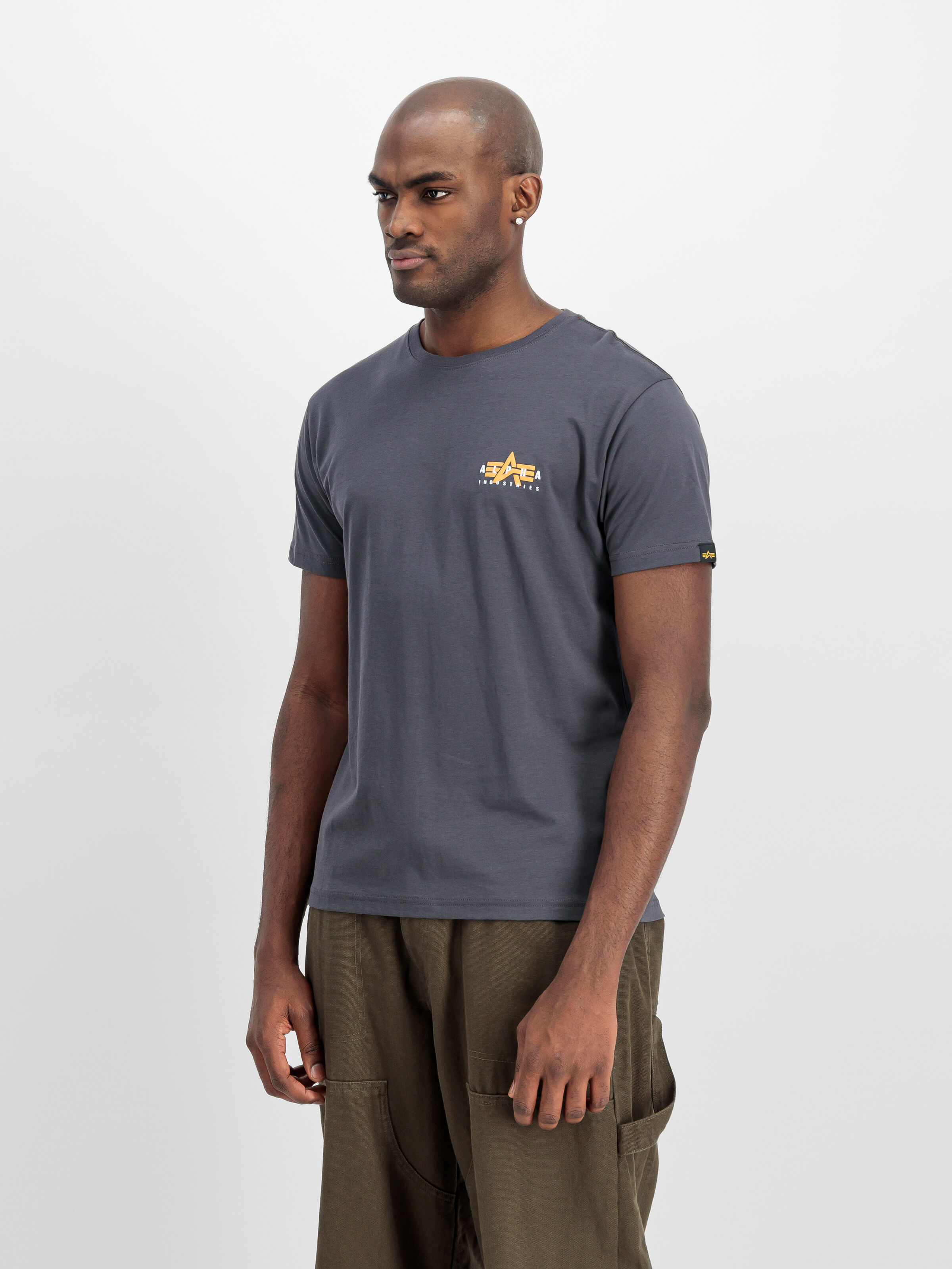 Puff Print Logo Backprint T-Shirt vintage grey 148521_684_2_model_00002_160296