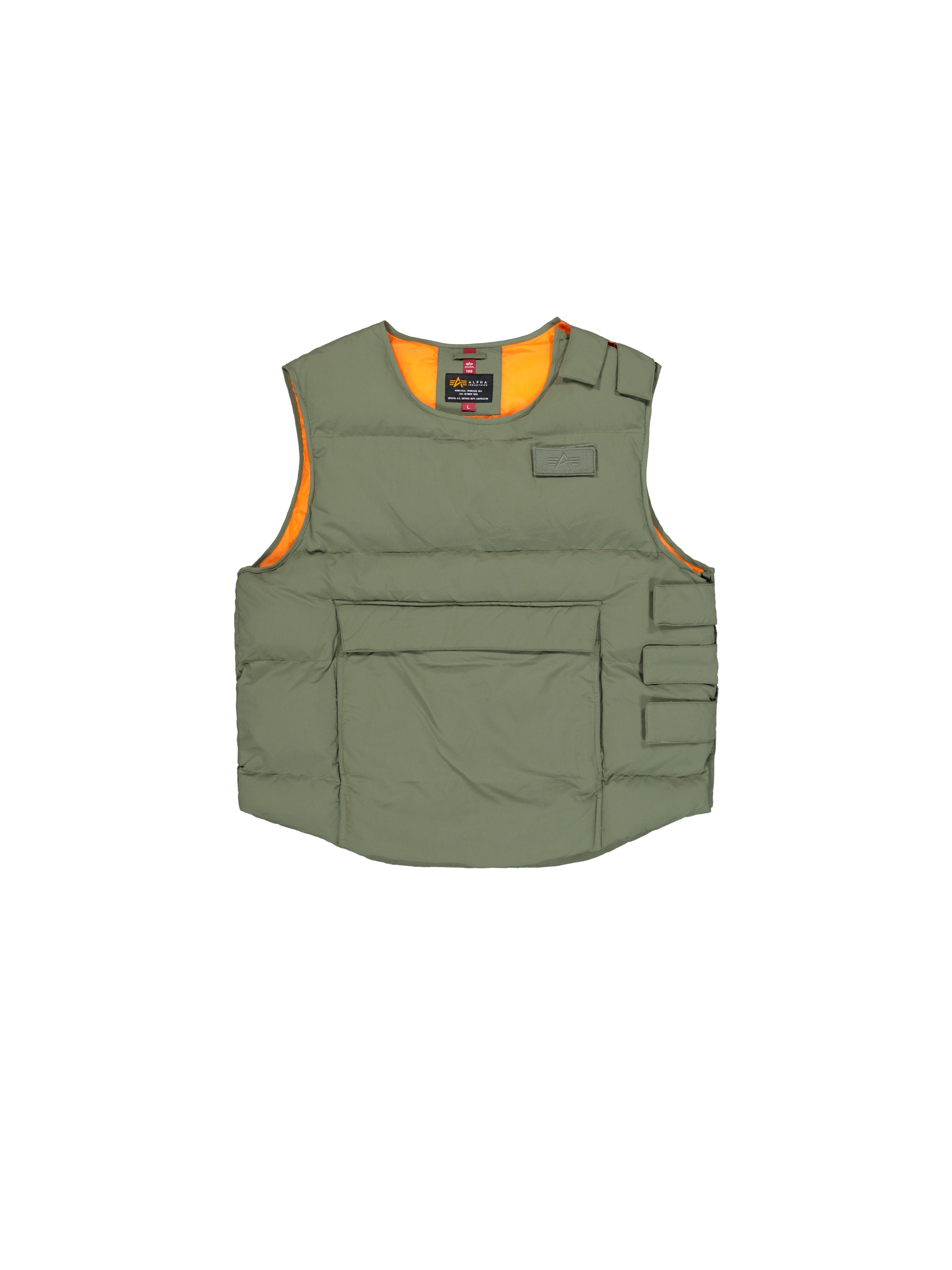 Branded Iron Puffer fashion Utility Vest