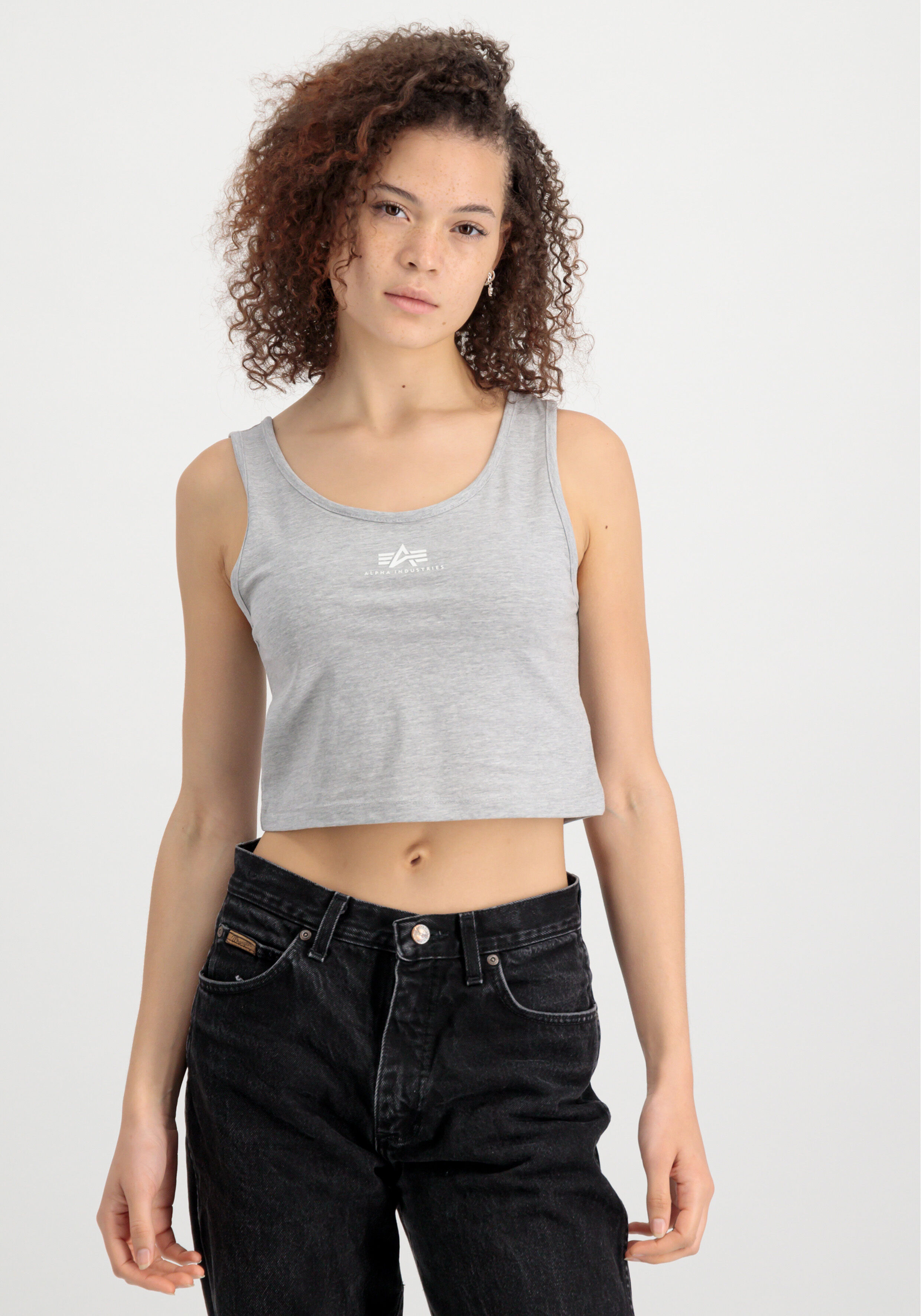 Basic Small Logo Crop Tank Women greyheather/white 116079_230_alpha_industries_basic_crop_tank_sl_wmn_001_123597.jpg