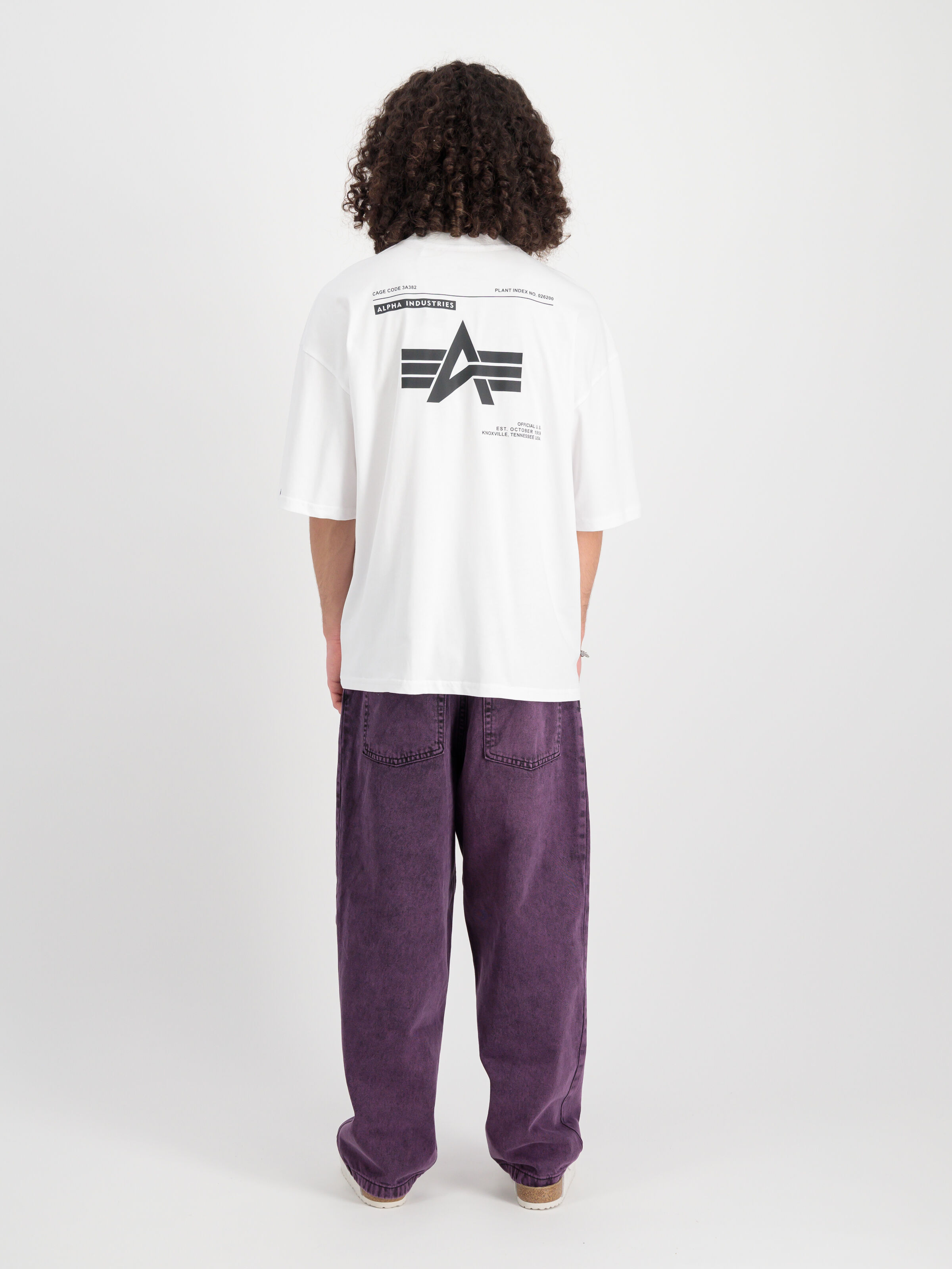 Logo Code Backprint T-Shirt white 146507_09_2_model_00002_99641