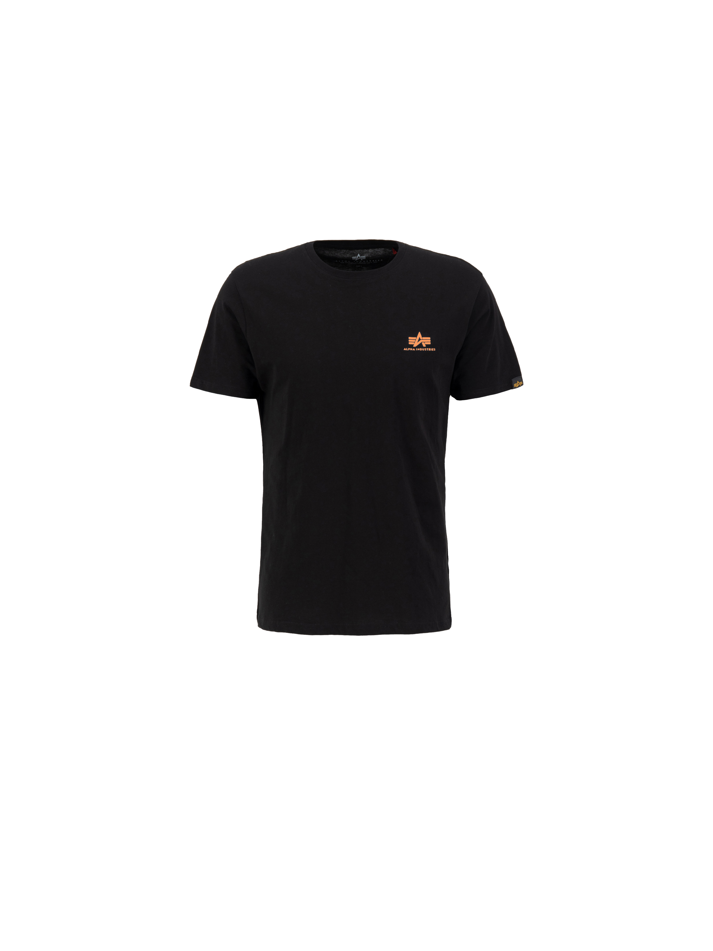 Backprint Reflective Print T-Shirt black/refl.oran 128507RP_614_1_flatlay_00001_194083.png