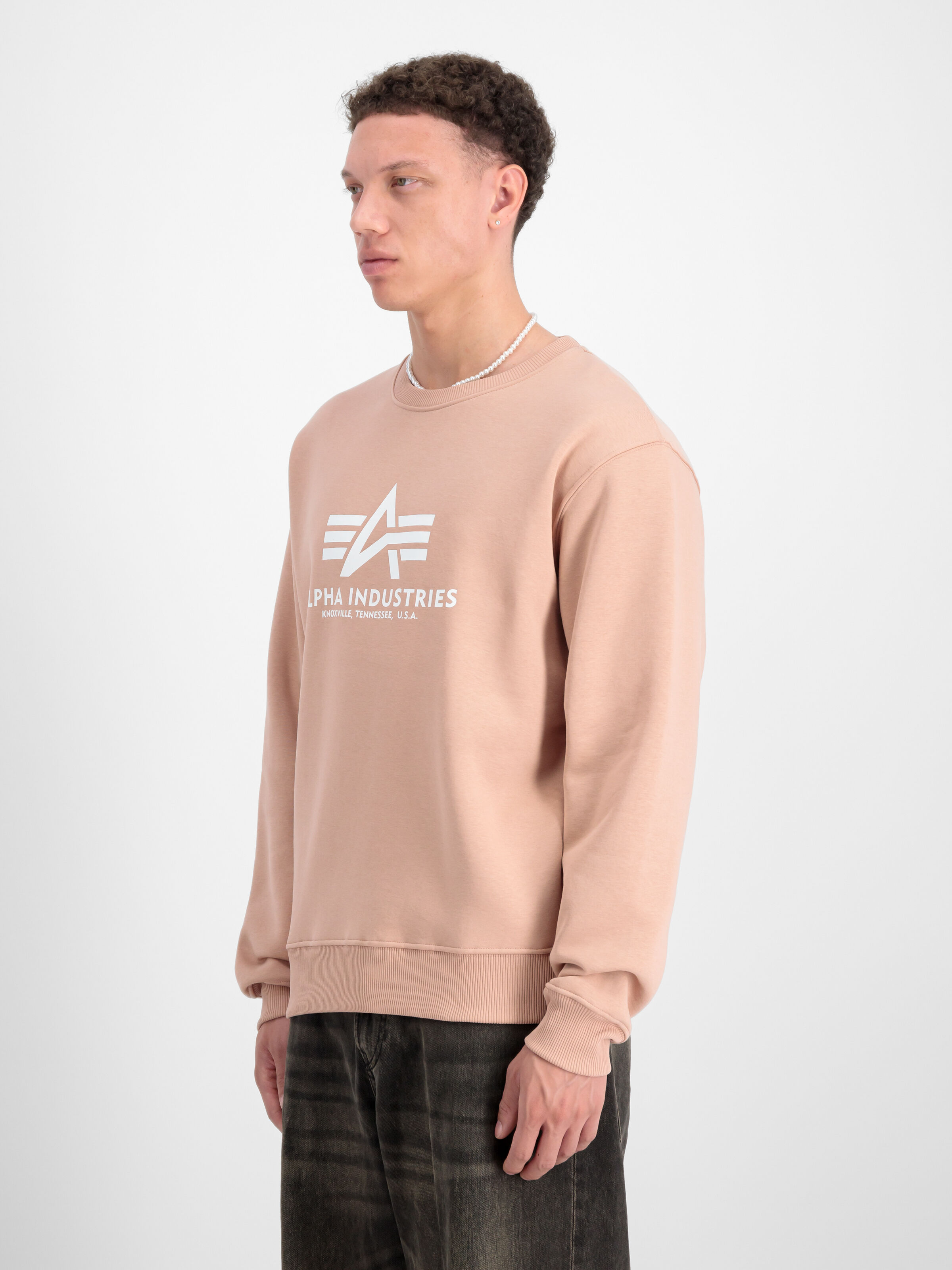 Basic Big Logo Sweatshirt Dusty Coral 178302_721_2_model_00003_97581