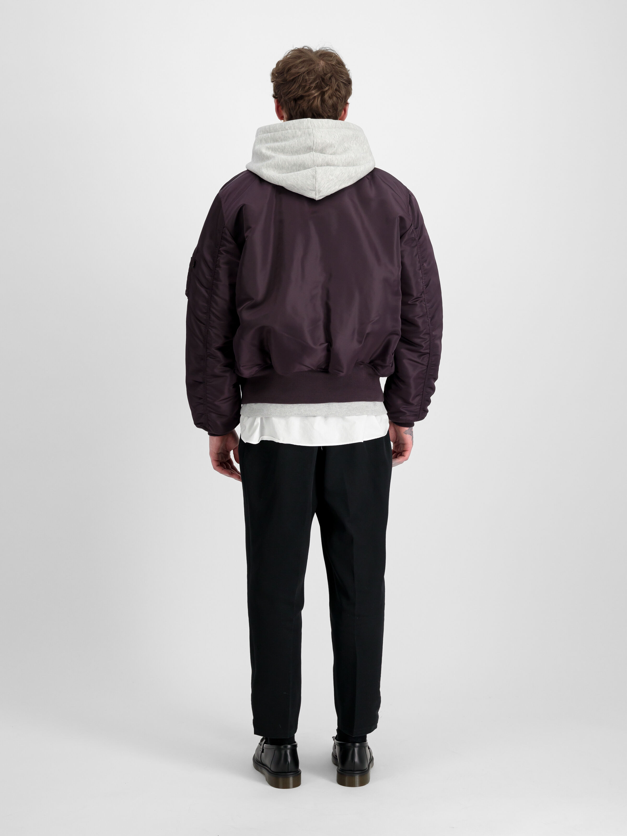 MA-1 Heritage Bomber Jacket Plum 100101_719_2_model_00002_129205