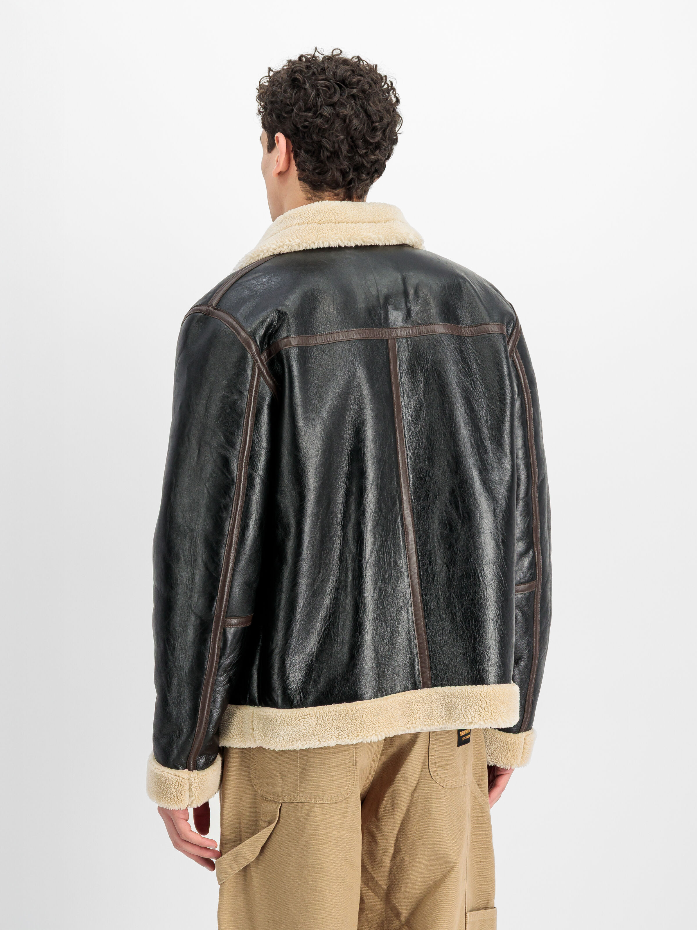 USAAF Type D-1 Vintage Bomber Jacket black 268104_03_2_model_00003_228601