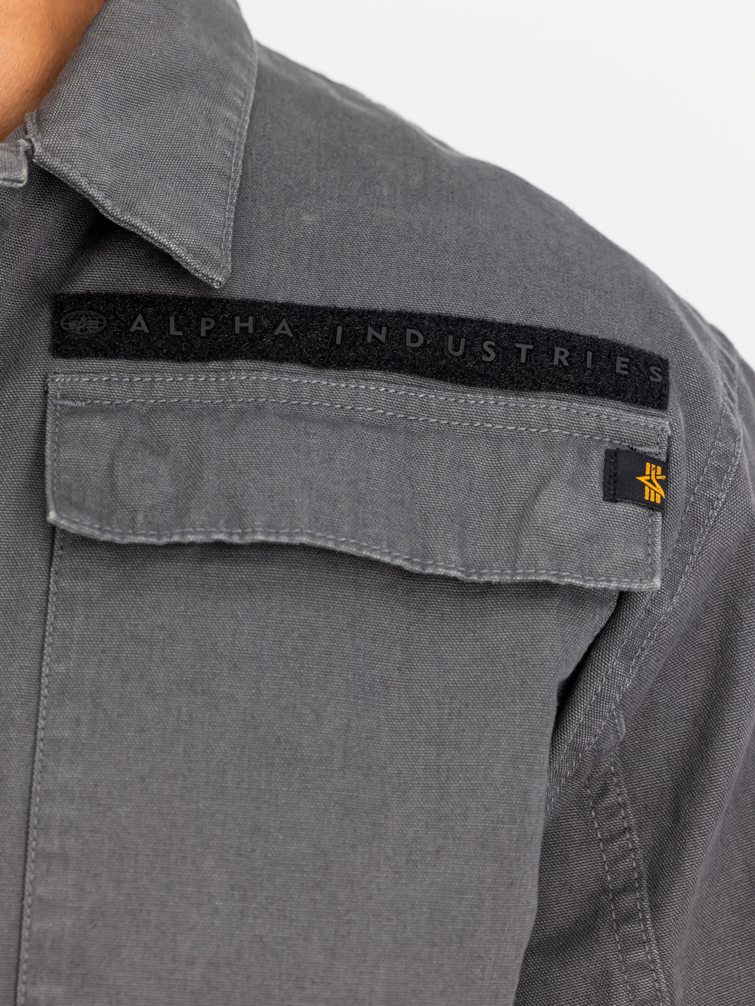 Chore Coat Overshirt vintage grey 266105_684_3_detail_00001_213879