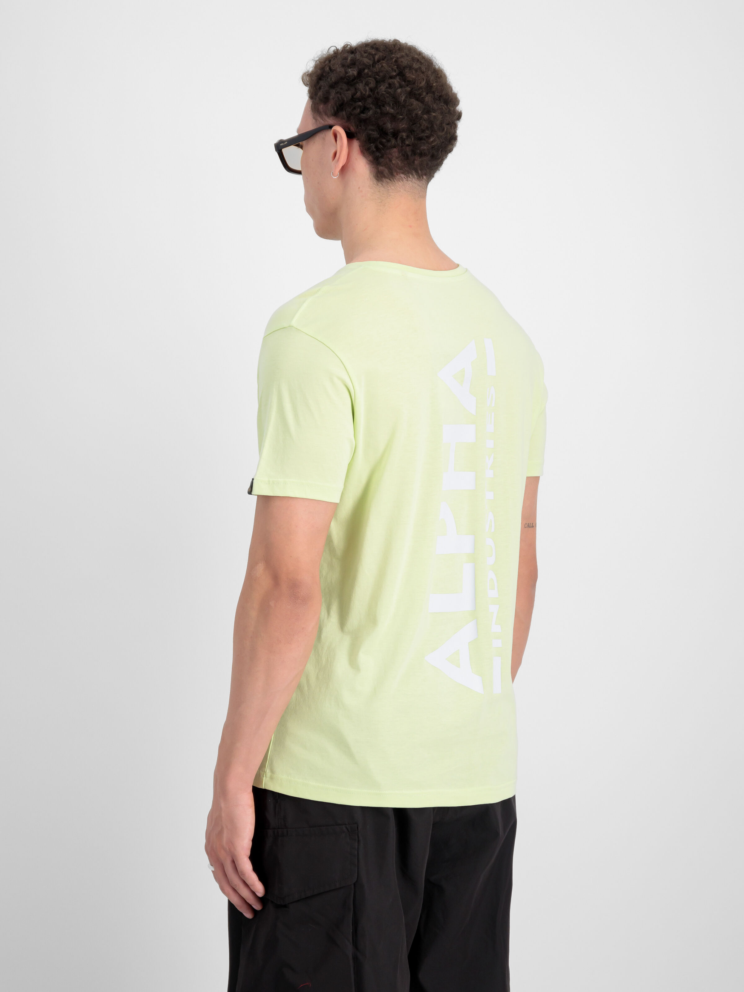 Backprint T-Shirt Arctic Lime 128507_722_2_model_00004_97476