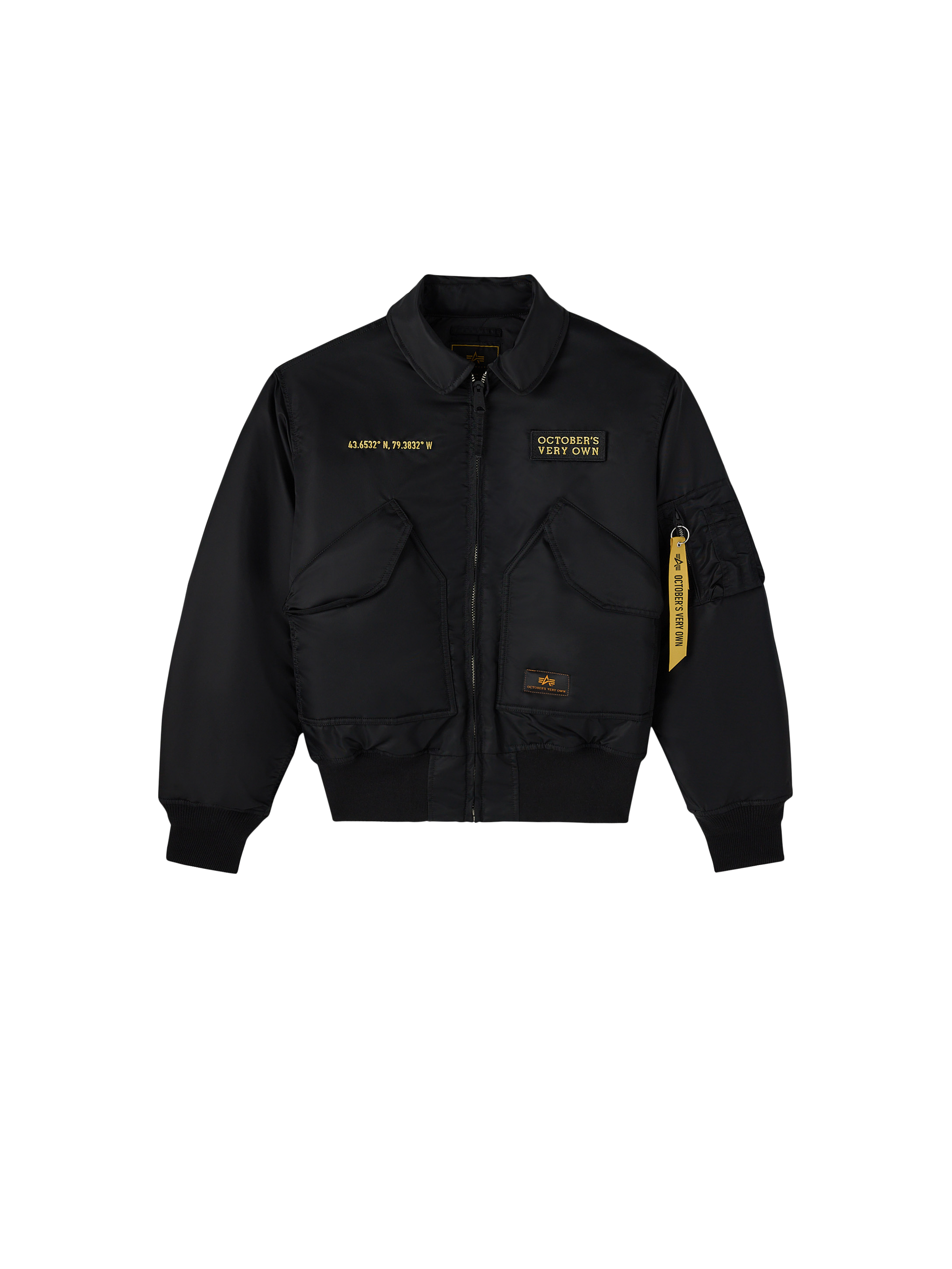 ALPHA x OVO CWU-45/P Bomber Jacket black 258001_03_1_flatlay_00001_195810.png