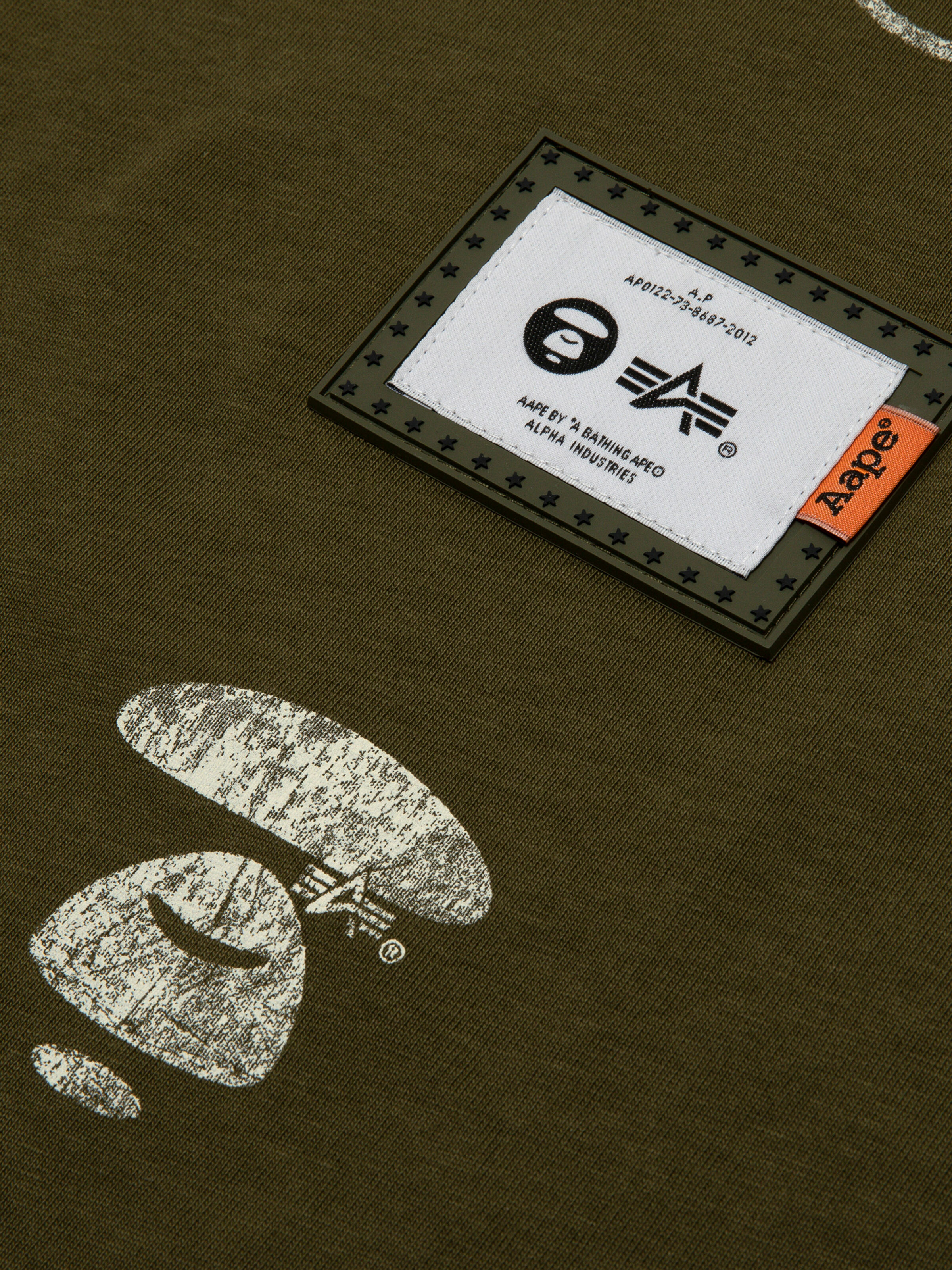 ALPHA X AAPE TEE organic khaki 148550_706_3_detail_00003_150892