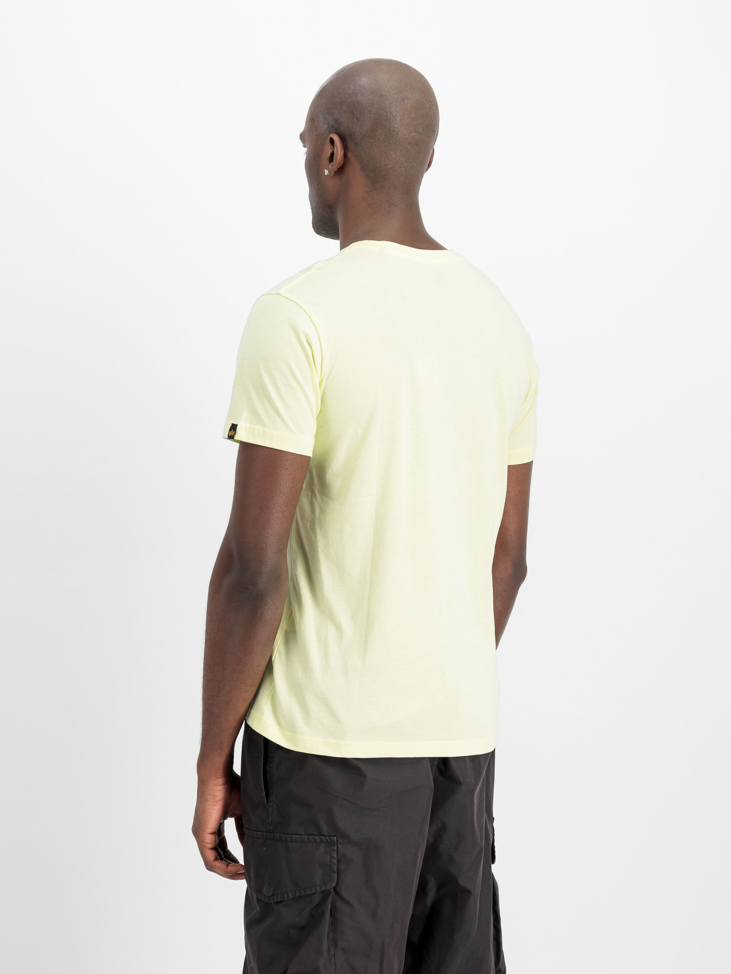 Basic Big Logo T-Shirt retro yellow 100501_764_2_model_00003_160996