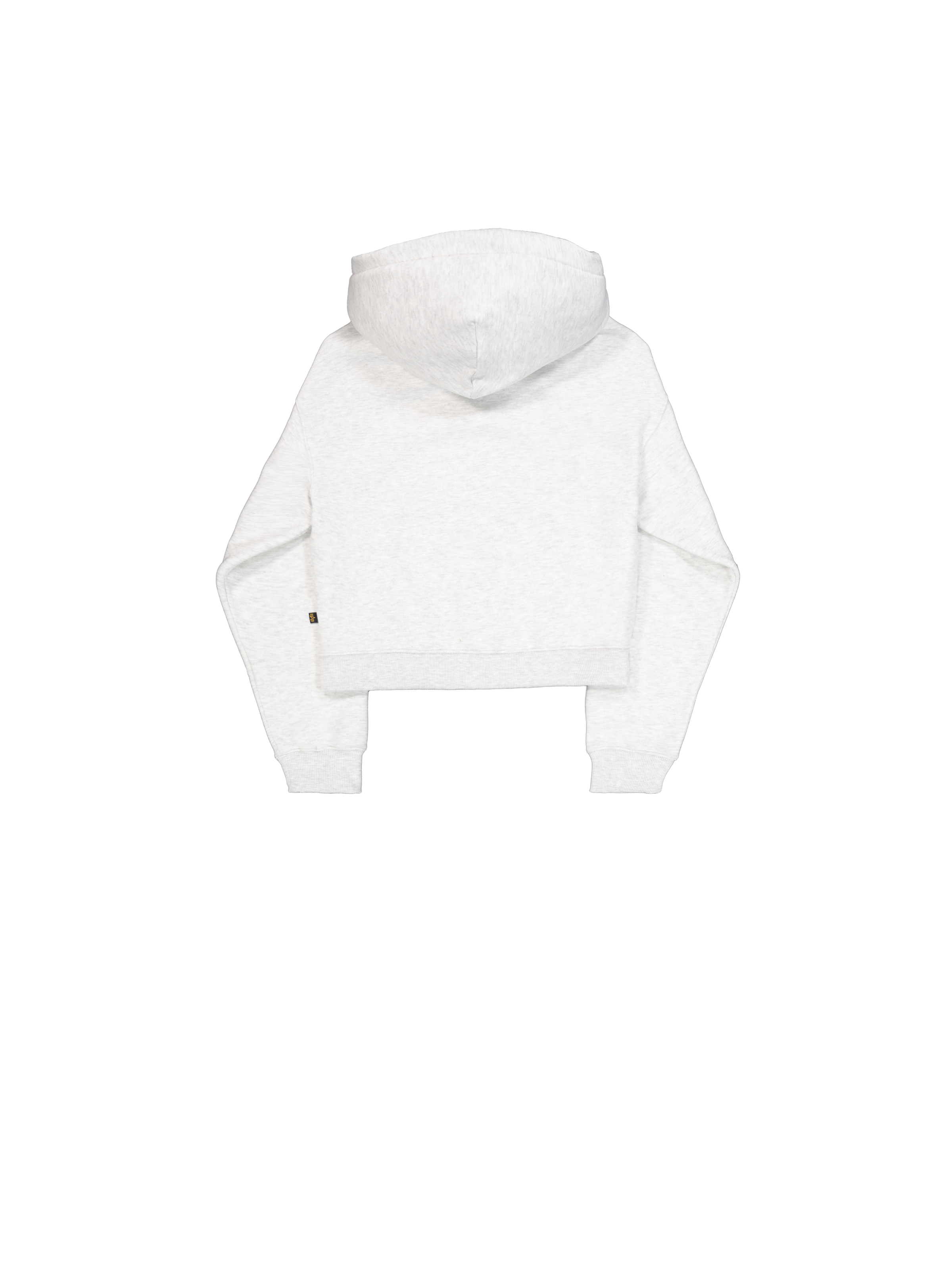 Basic Big Logo Puff Print Hoodie Women pastel grey melange 258040_752_1_flatlay_00002_165927