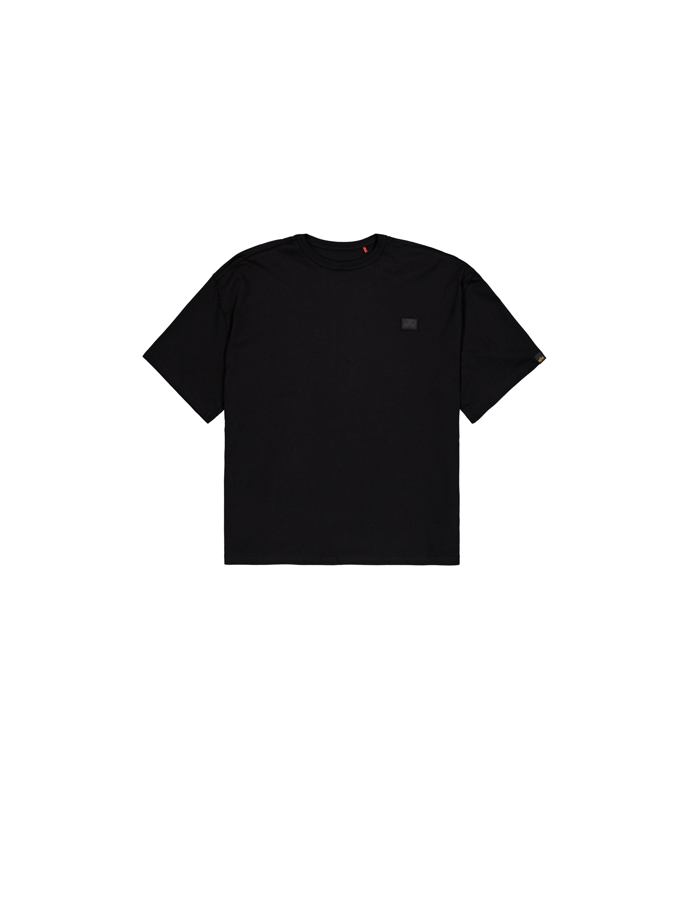 Alpha Essentials Rubber Logo T-Shirt Women black 146061_03_1_flatlay_00001_98354.png