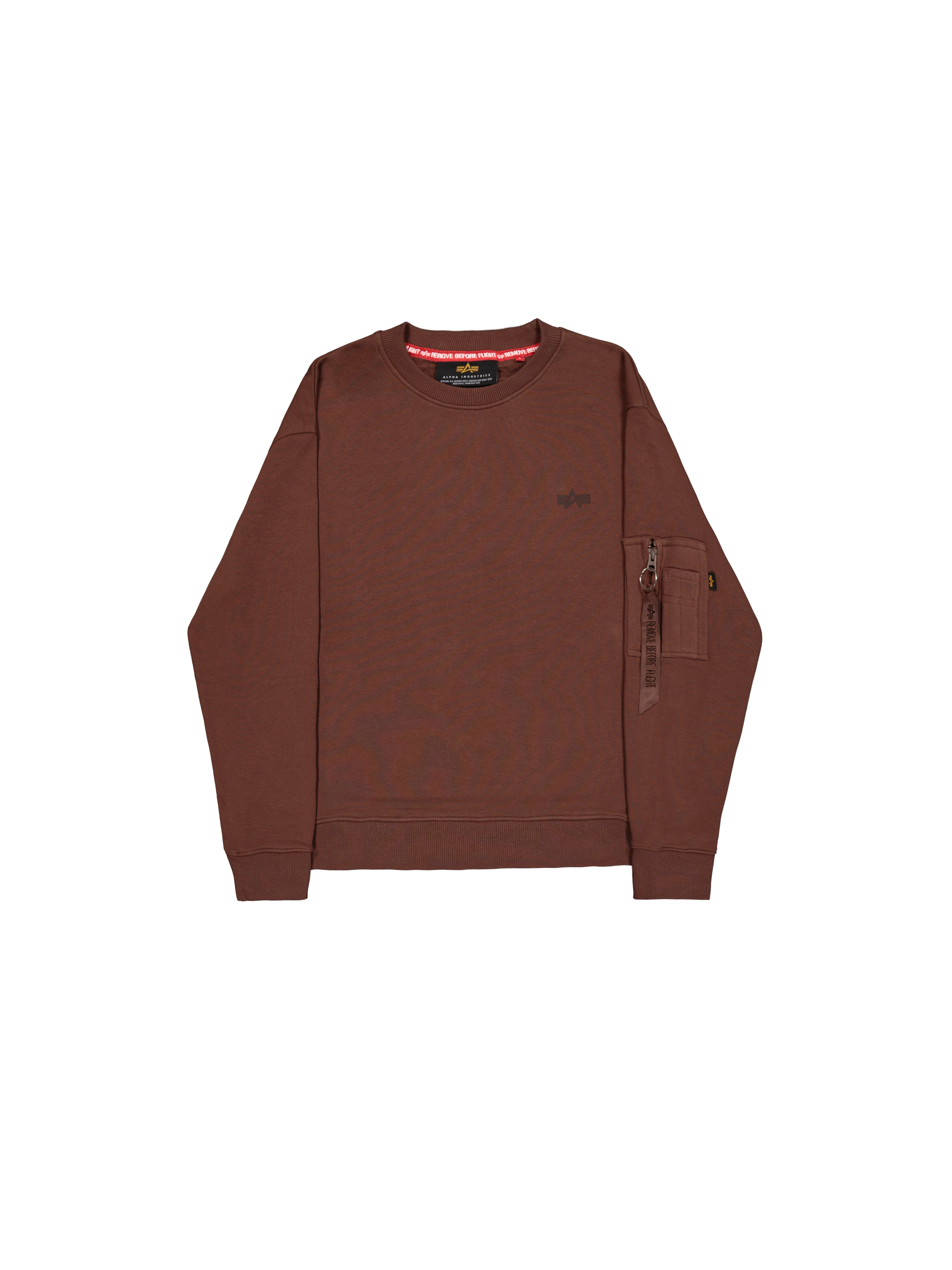 Dye To Match Mid Logo Sweatshirt powder brown 268303_204_1_flatlay_00001_227741.png