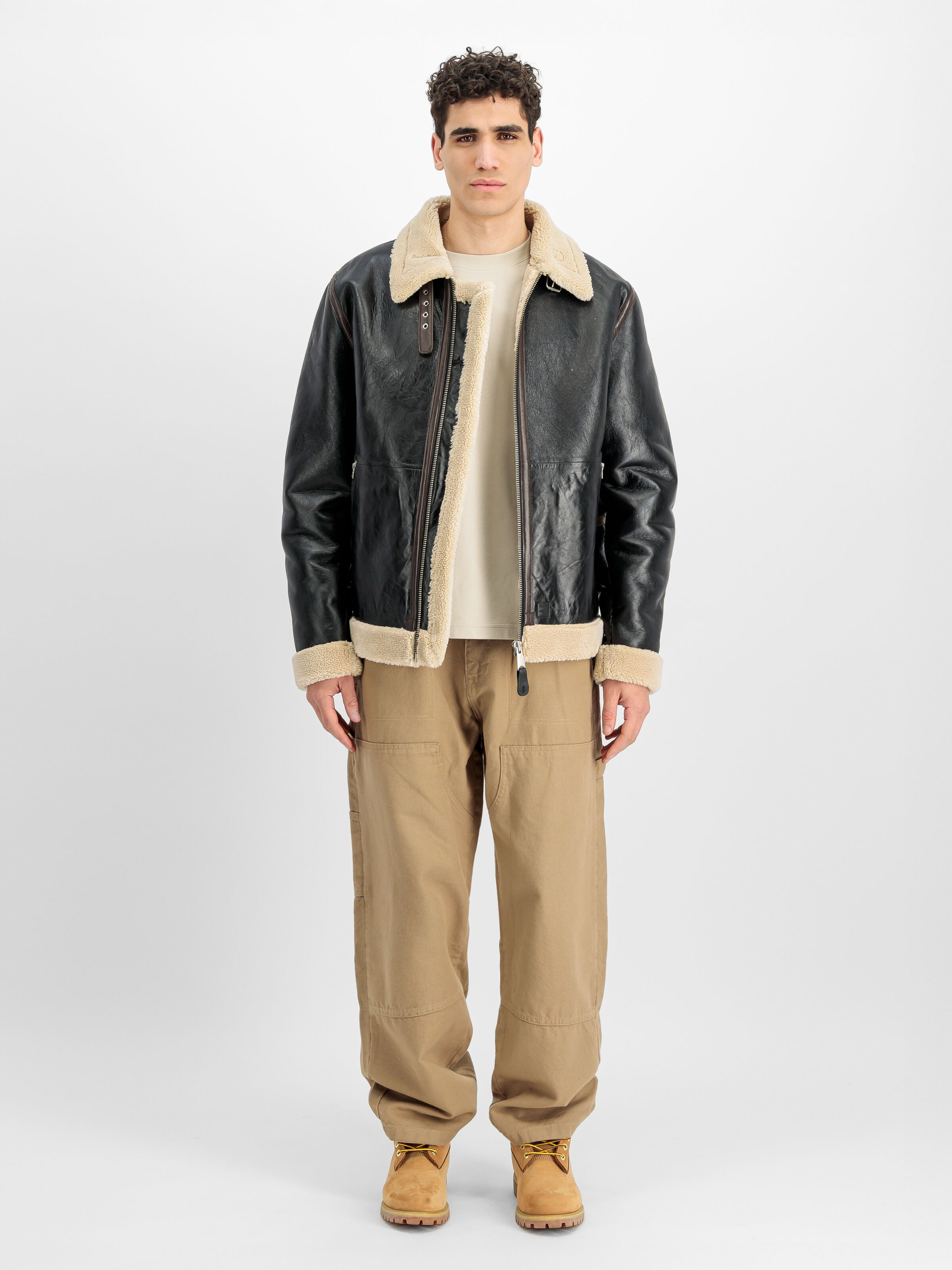 USAAF Type D-1 Vintage Bomber Jacket black 268104_03_2_model_00001_228599
