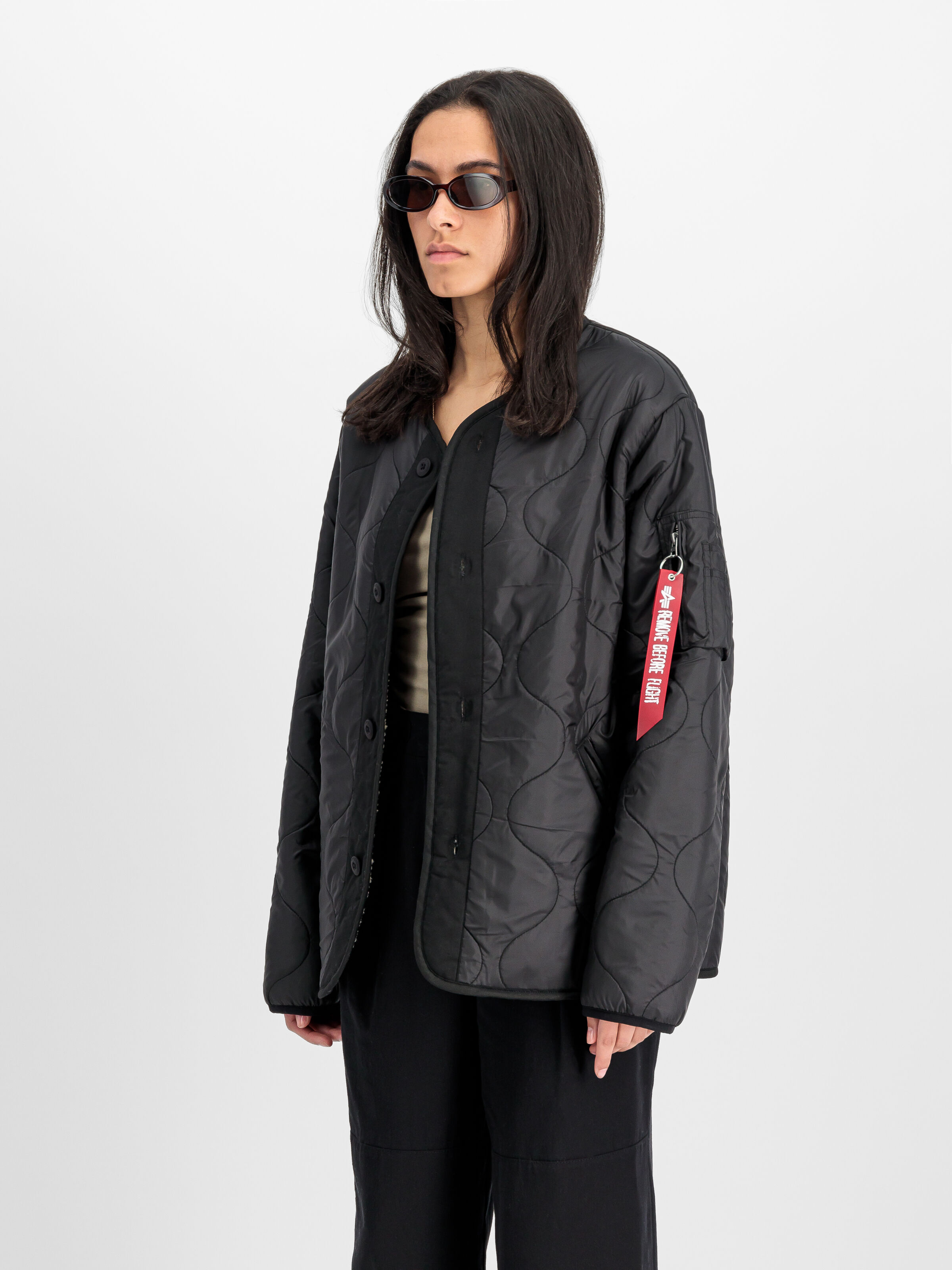 ALS Teddy Unisex Field Jacket black 258114_03_2_model_00002_162514