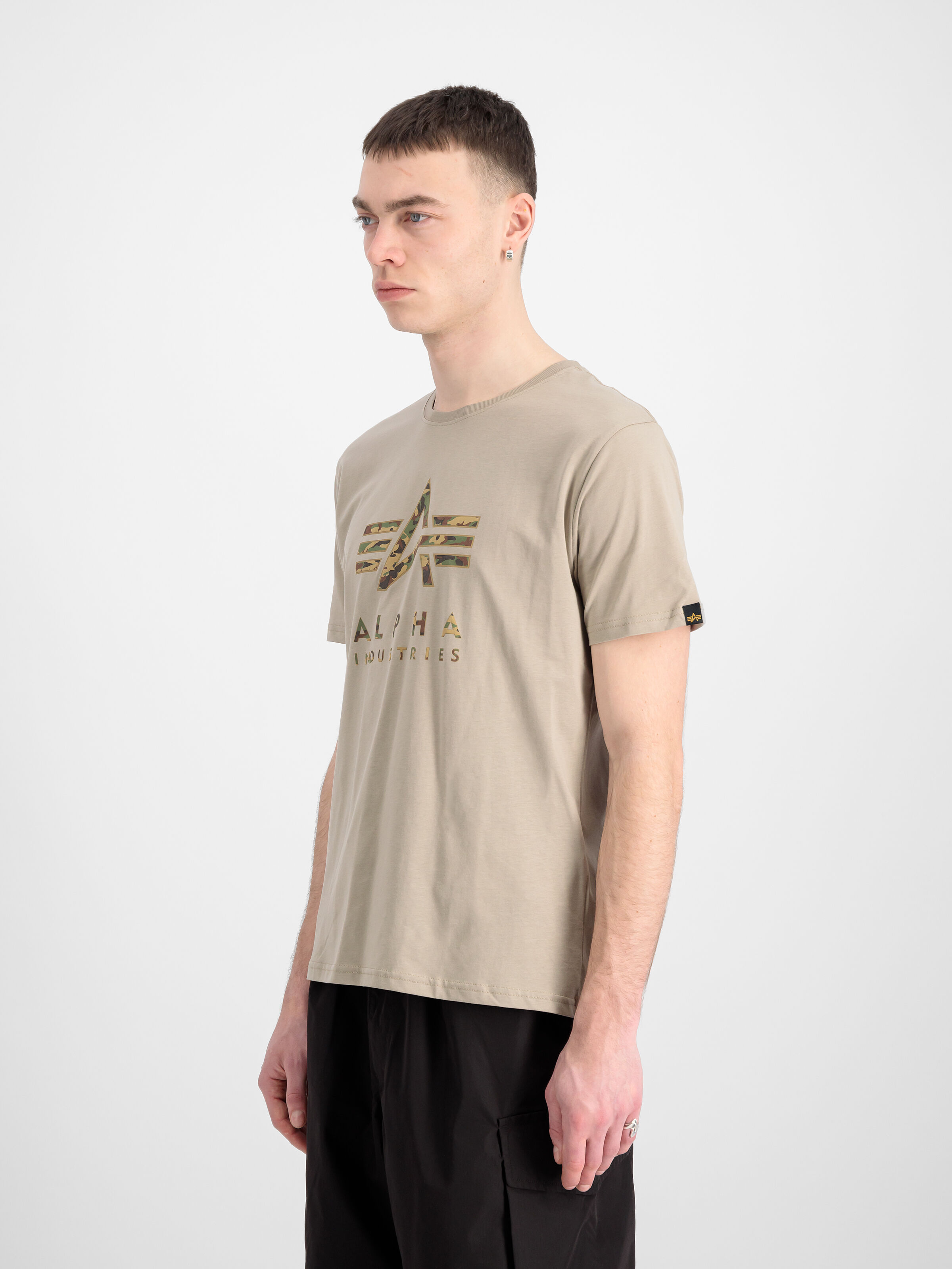 Camo Puff Print T-Shirt vintage sand 146506_679_2_model_00003_129924