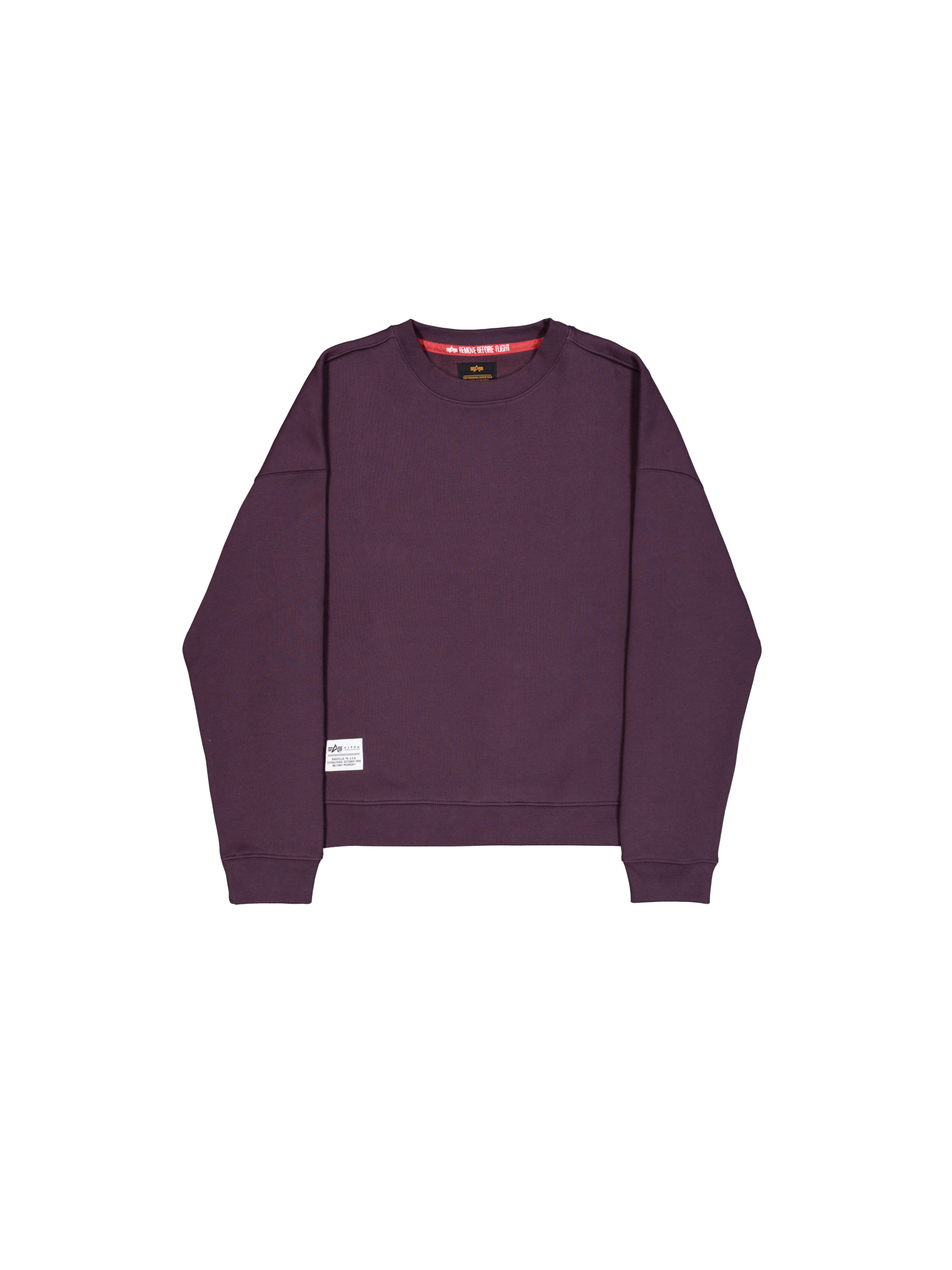 Logo Back Print Sweatshirt Plum 146304_719_1_flatlay_00001_102258.png