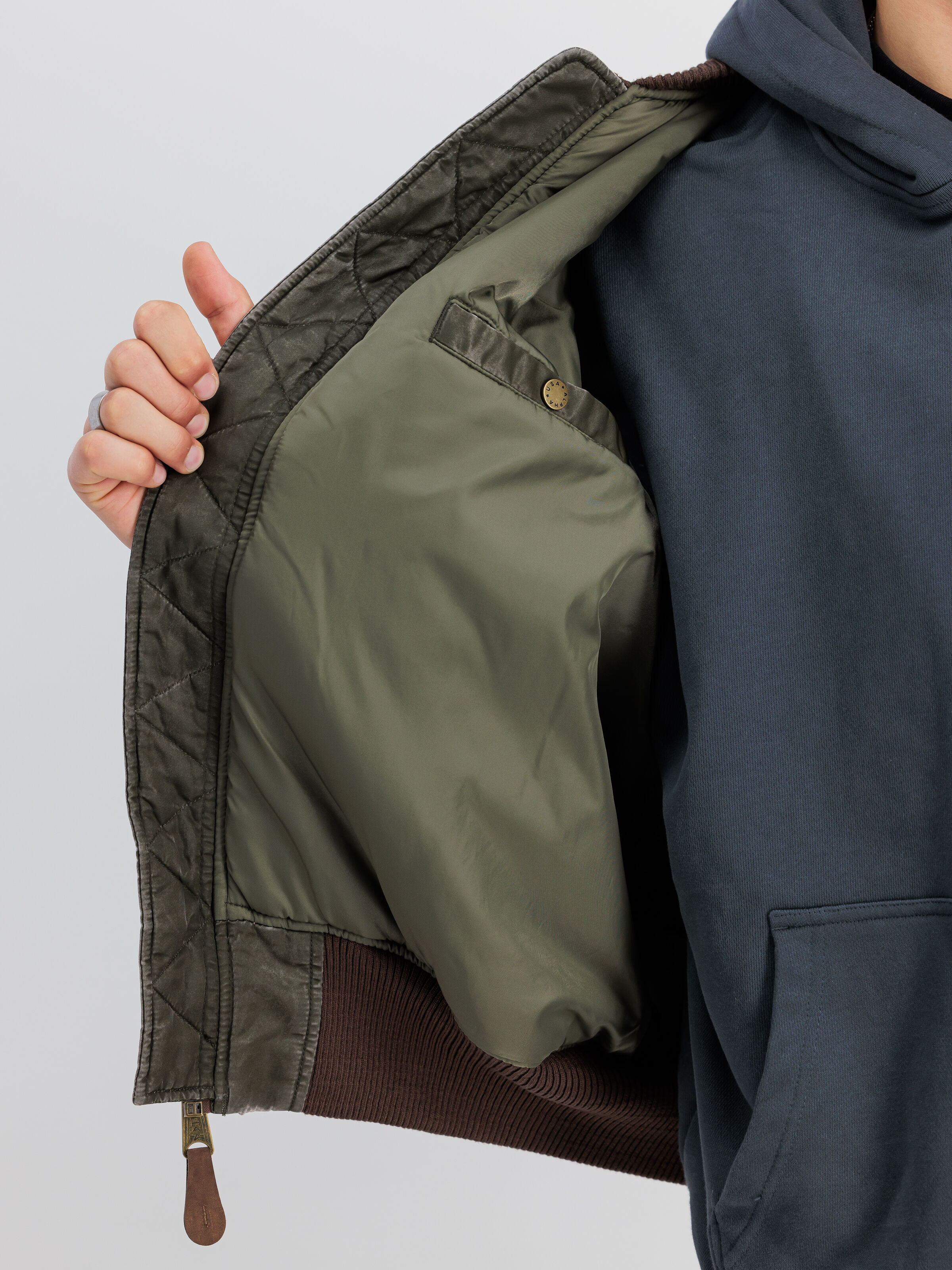 MA-1 Vintage Bomber Jacket mud olive 148127_443_3_detail_00001_106666
