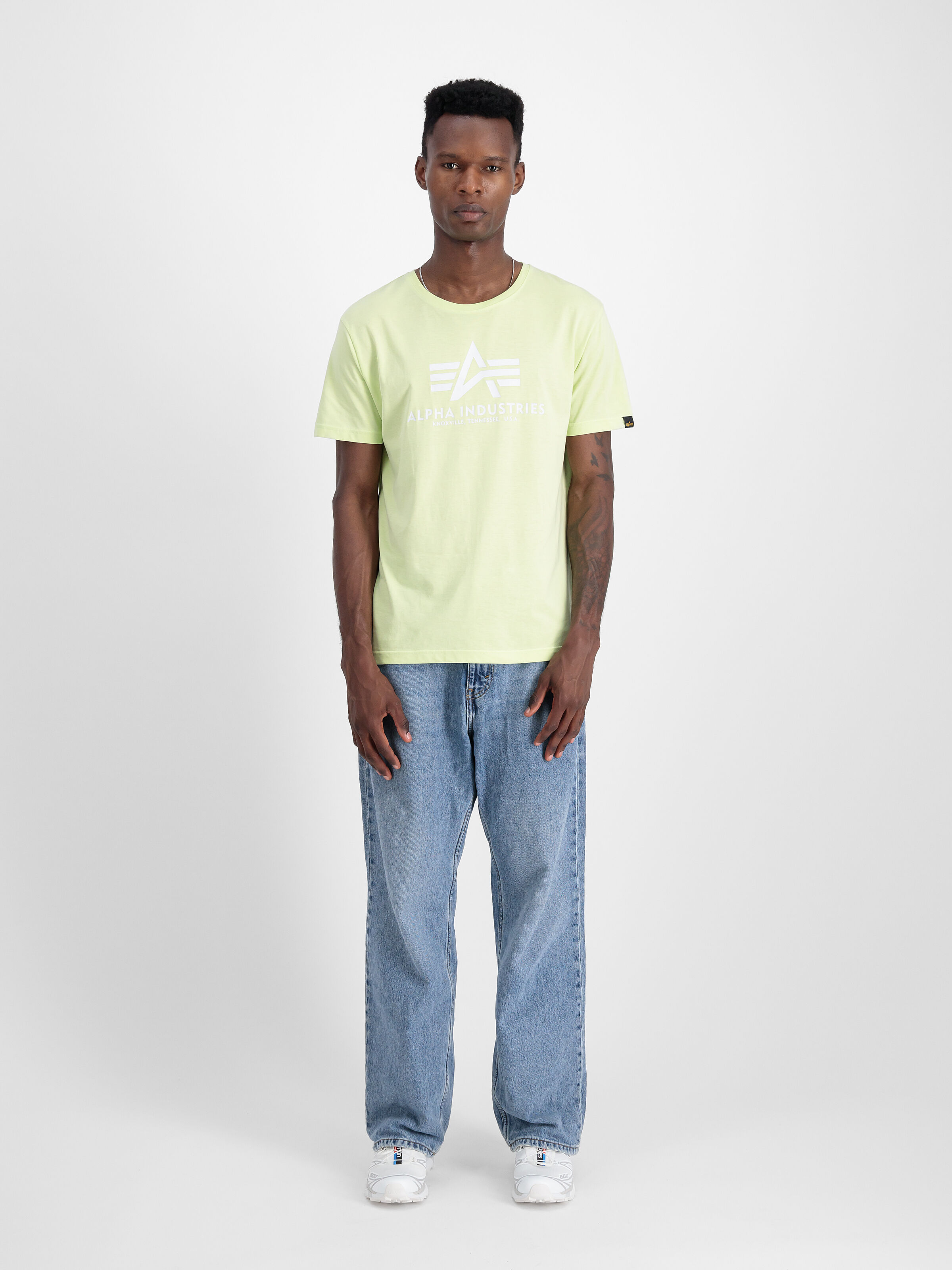 Basic Big Logo T-Shirt Arctic Lime 100501_722_2_model_00001_97015