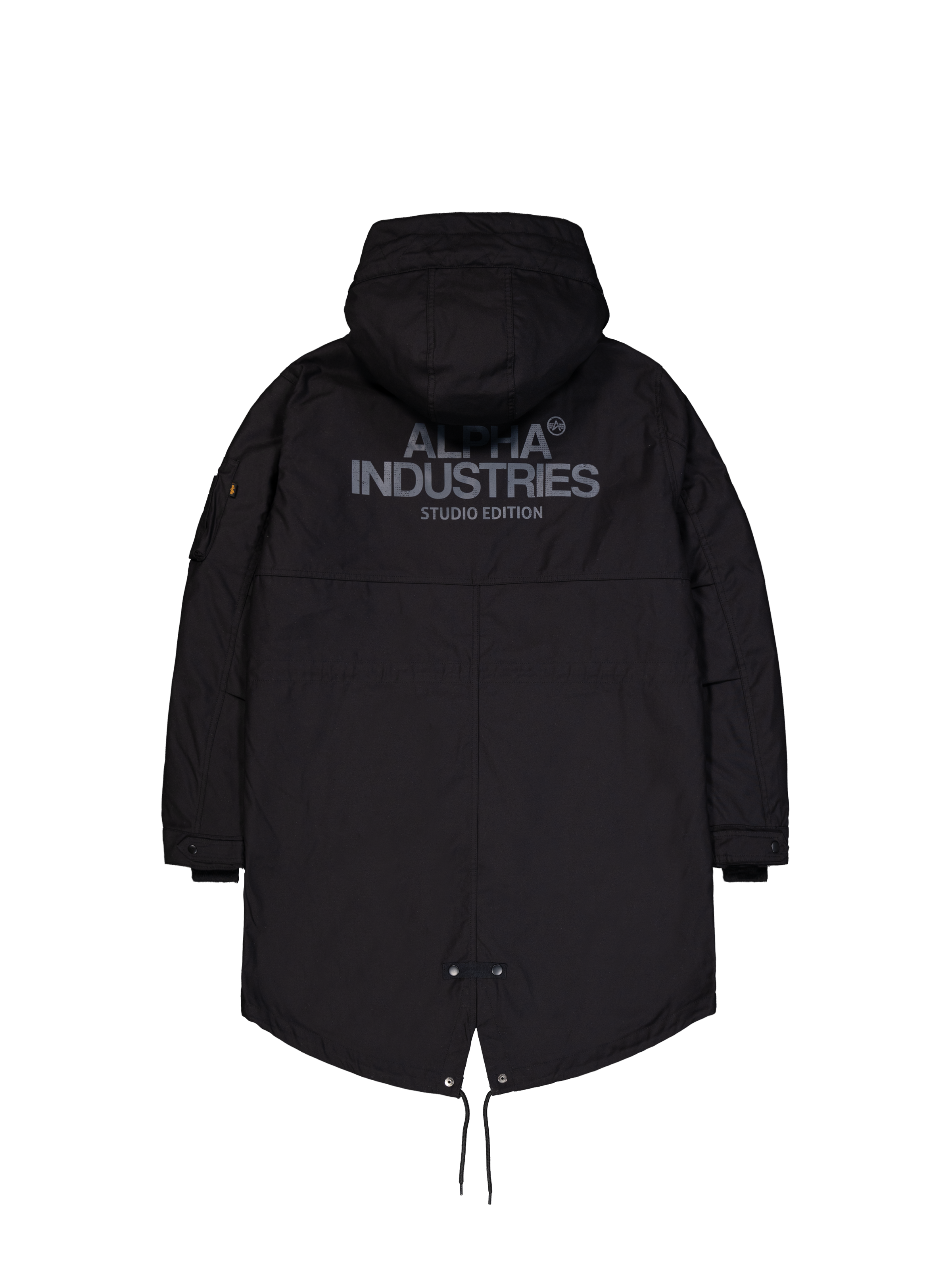 Studio M-51 Fishtail Backprint (2in1) Field Jacket black 258112_03_1_flatlay_00002_173388