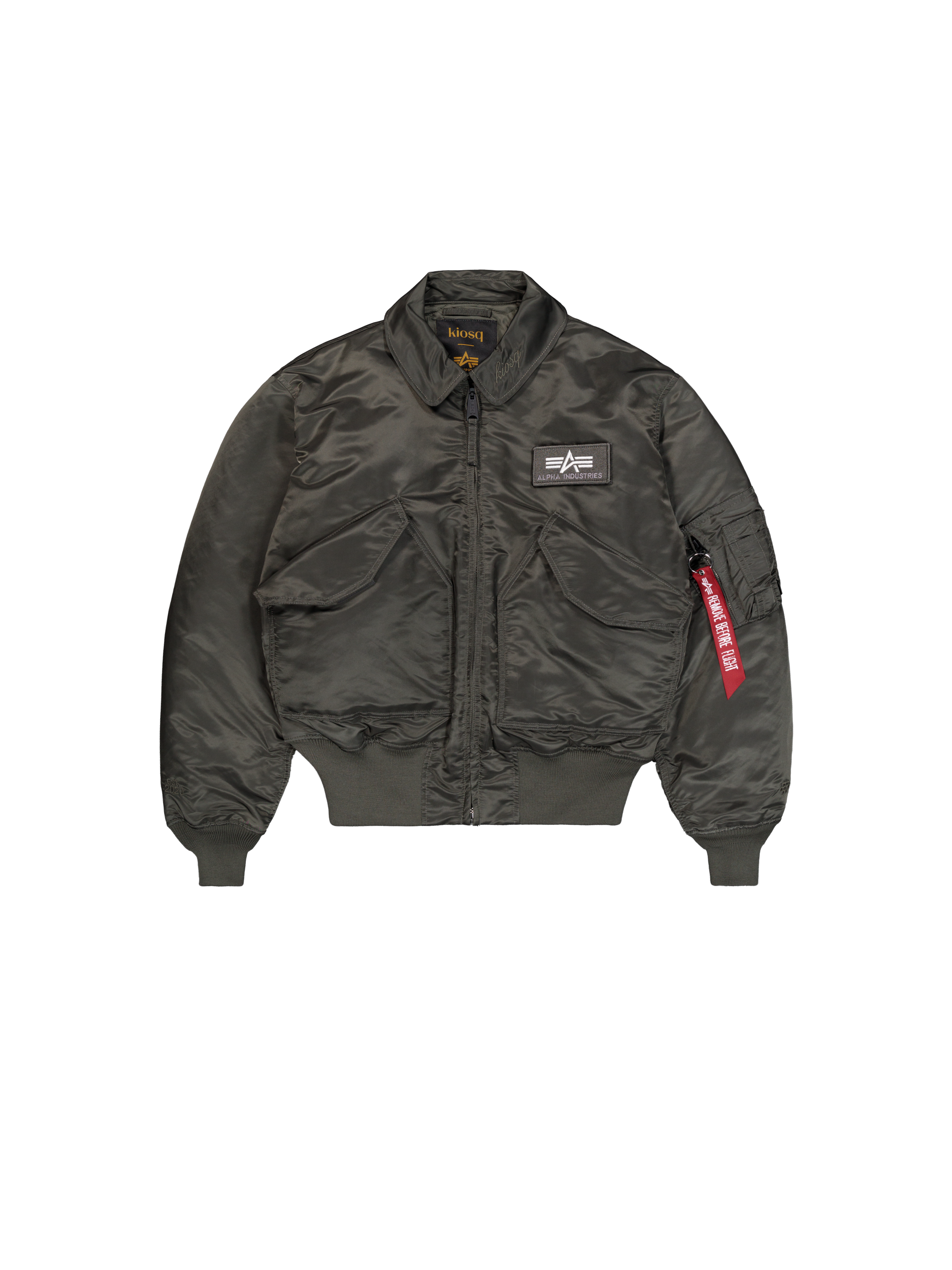 ALPHA X KIOSQ CWU45 Bomber Jacket rep.grey ALPHA X KIOSQ CWU45 Bomber Jacket