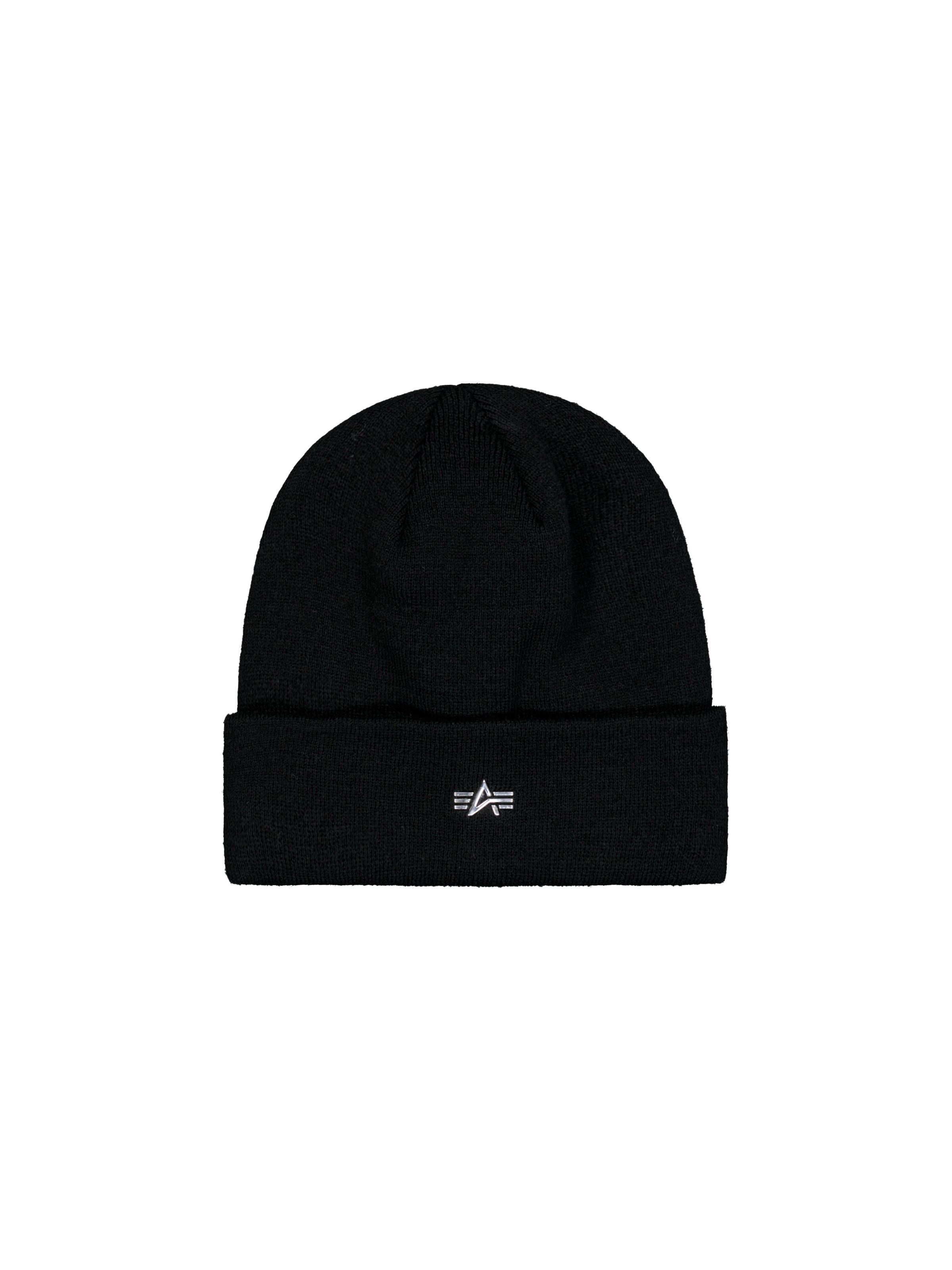 Metal Logo Beanie black 258904_03_1_flatlay_00001_161533.png