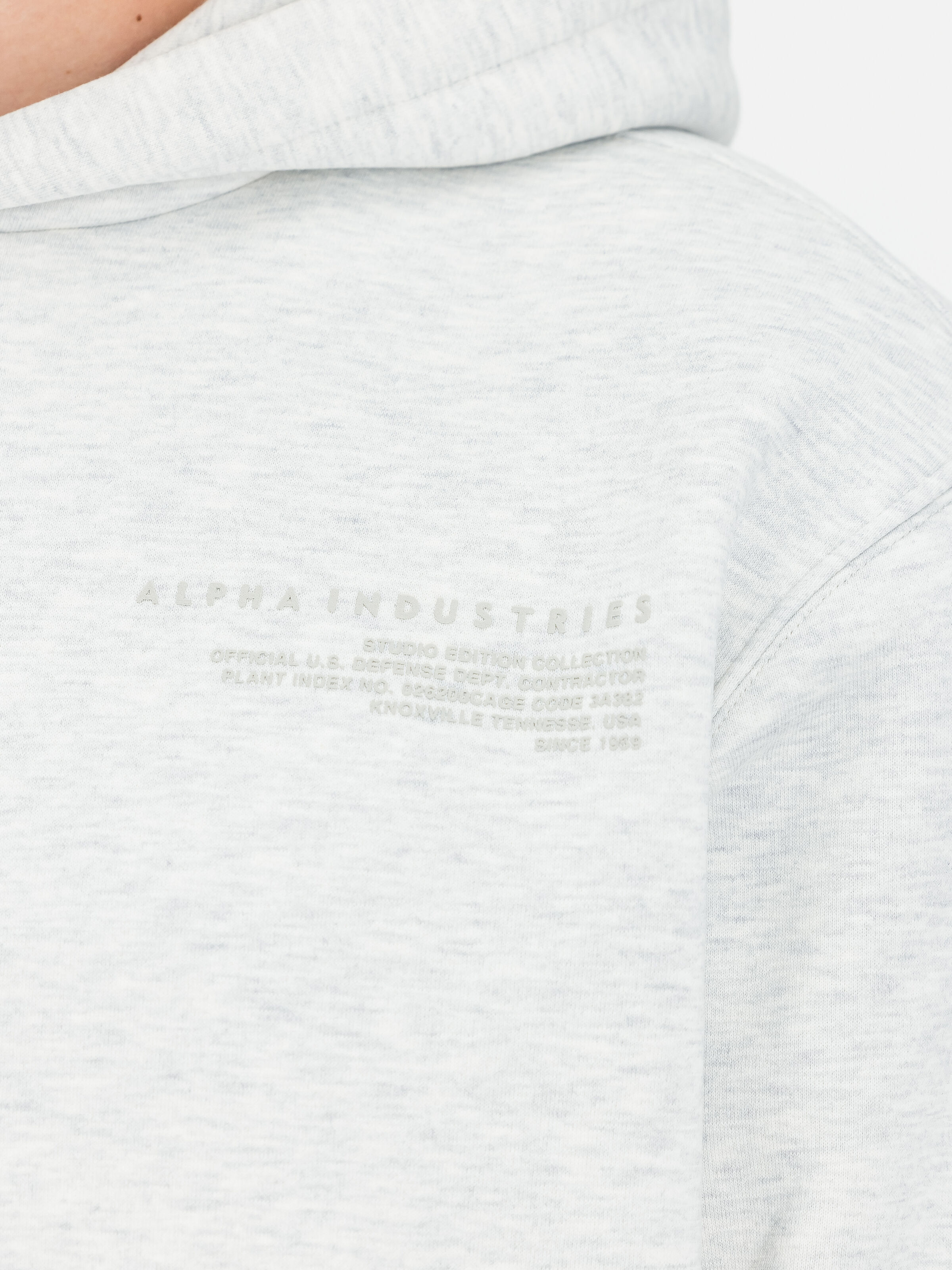 World Logo Backprint Hoodie pastel grey melange 258337_752_3_detail_00002_184294