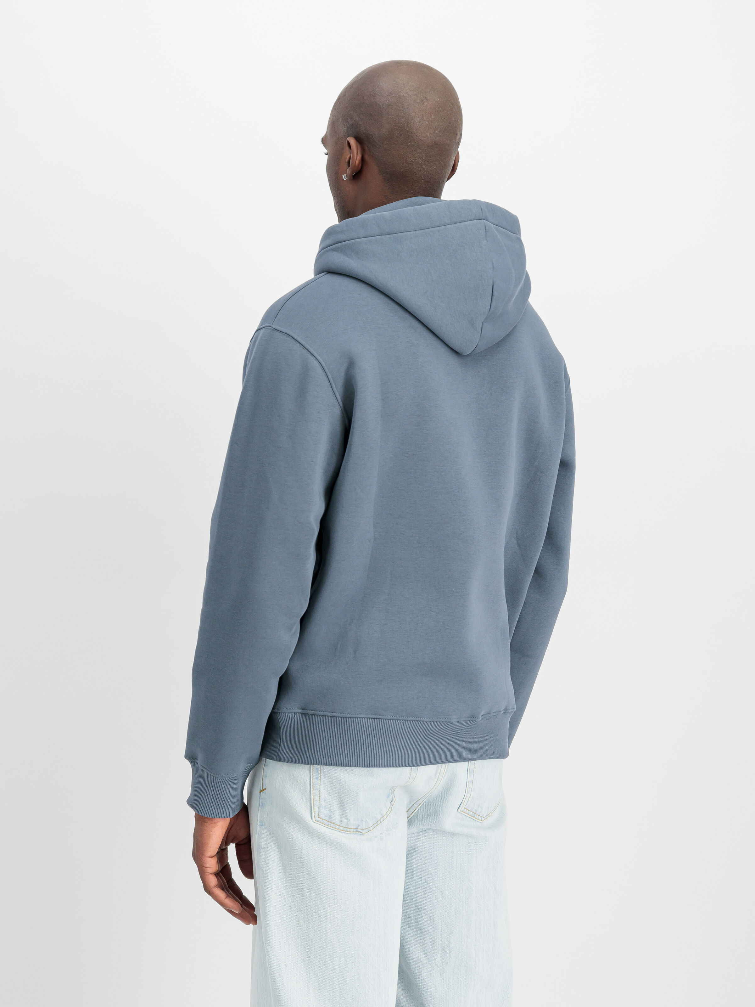 Basic Small Logo Hoodie denim blue 196318_439_2_model_00003_159901