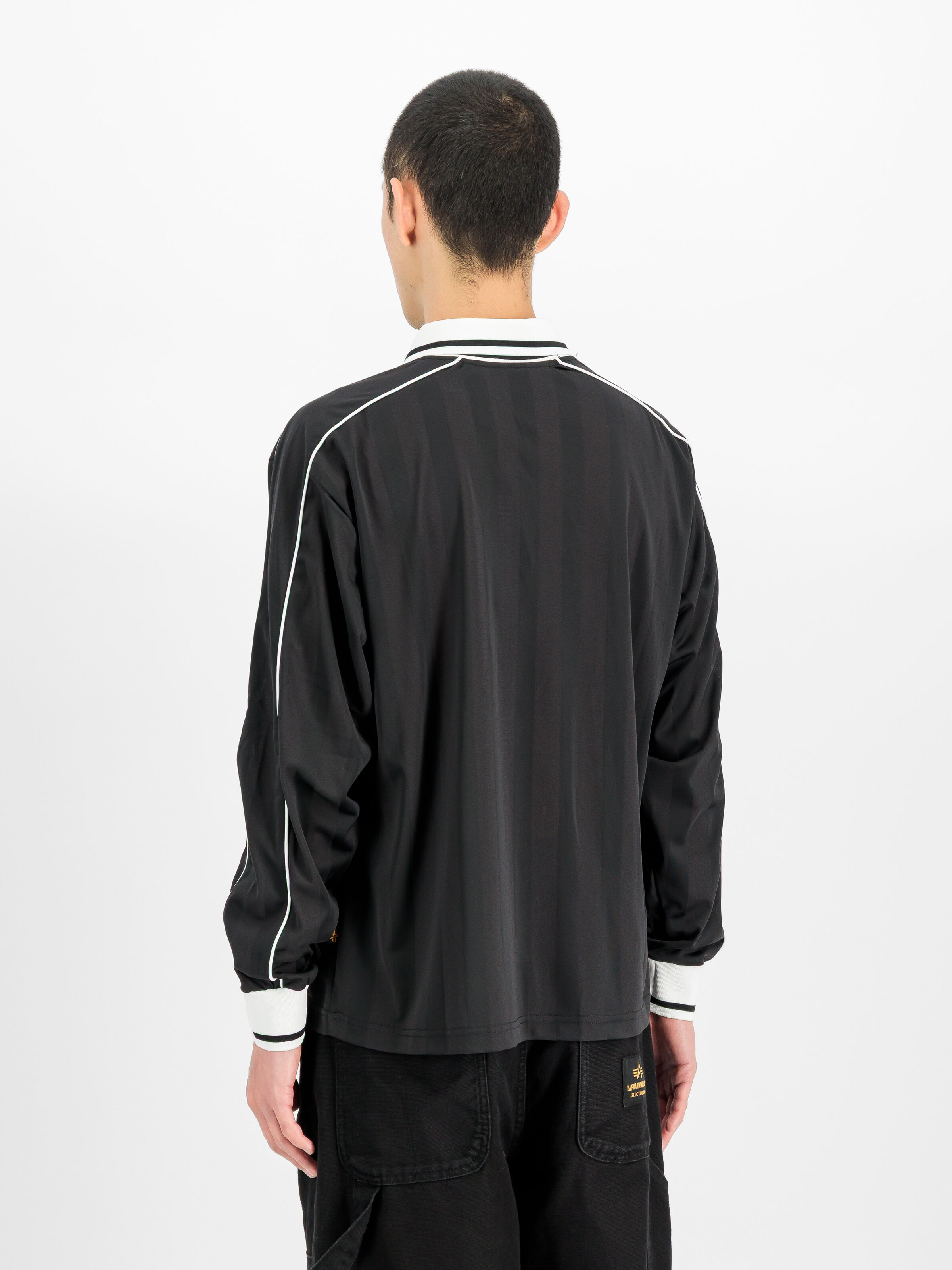 Track Tricot Polo Longsleeve black 268600_03_2_model_00003_243628