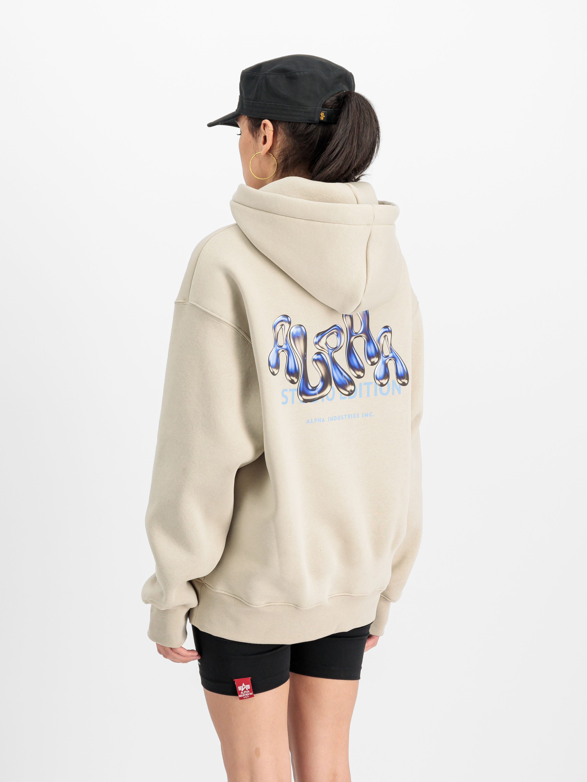 Studio Edition Backprint Hoodie Women organic beige 156042_627_2_model_00003_166410