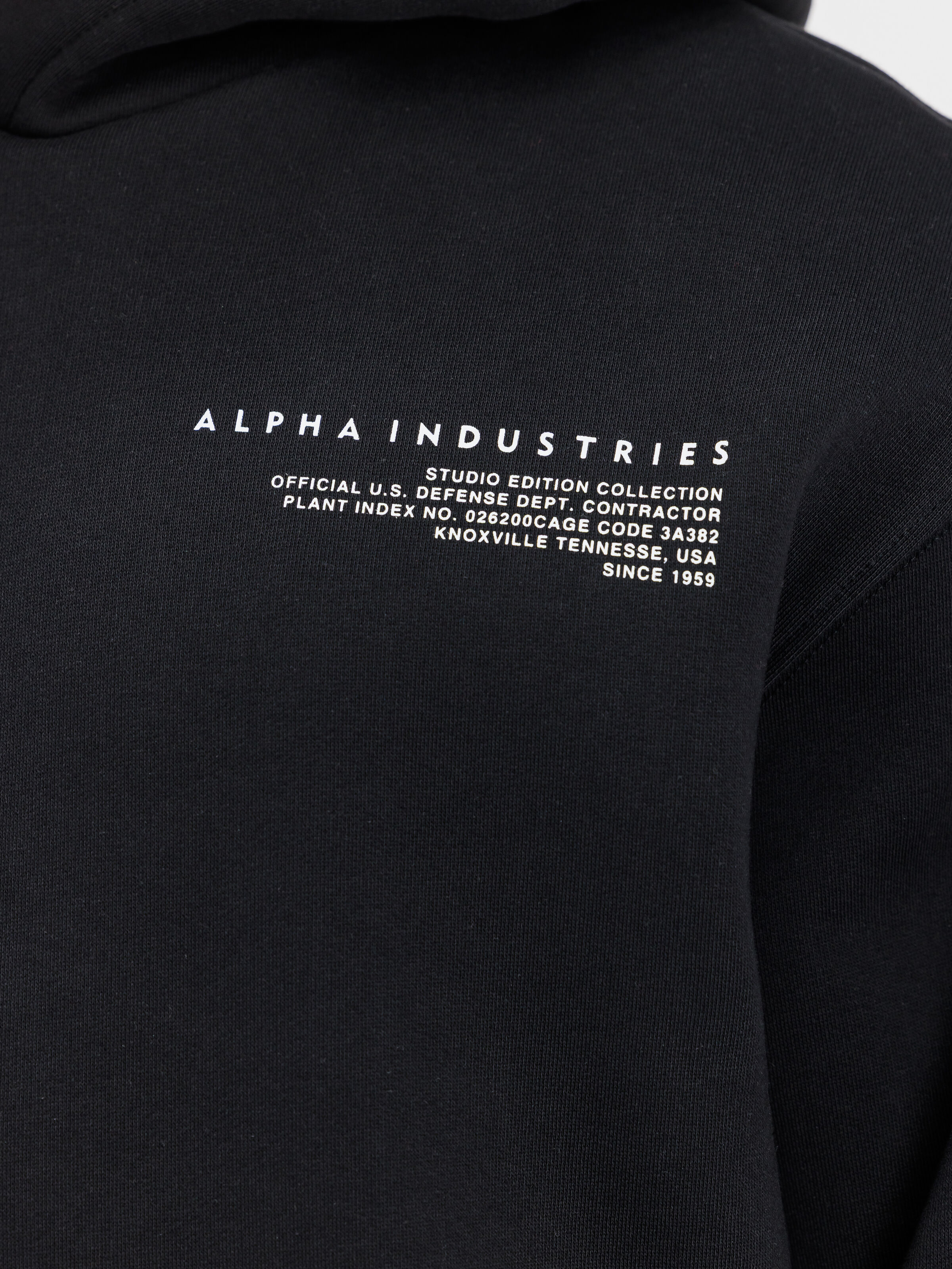 World Logo Metallic Backprint Hoodie black 258341_03_3_detail_00002_164177