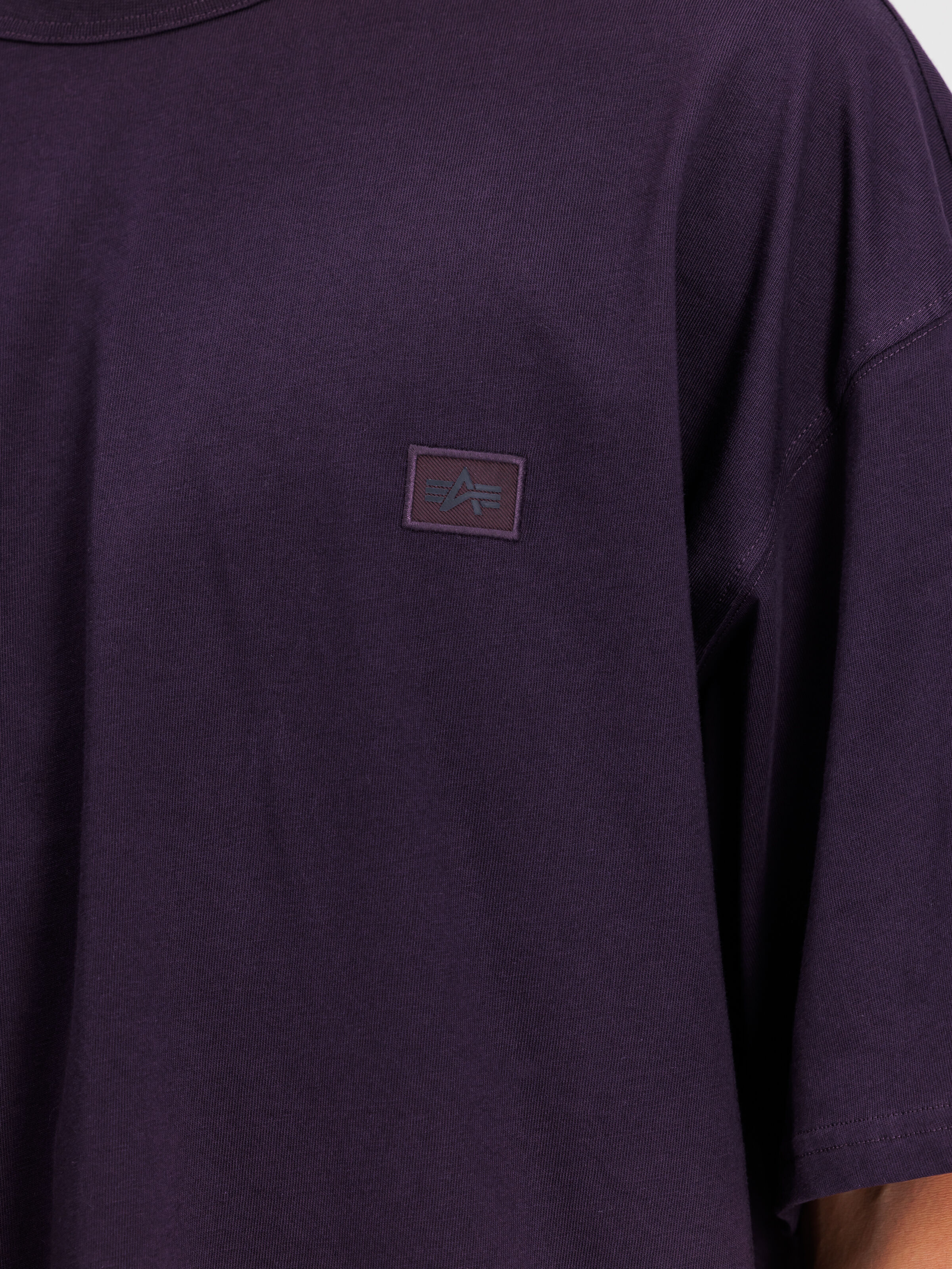 Alpha Essentials Rubber Logo T-Shirt Plum 146504_719_3_detail_00001_106513
